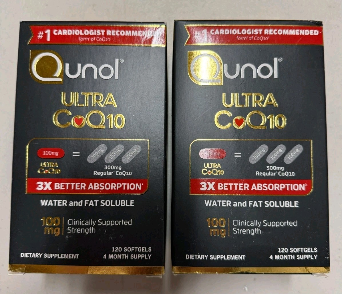 2 Qunol Ultra CoQ10 3X Better Absorption Supplement 120×2=240 Tablet Exp 1/27