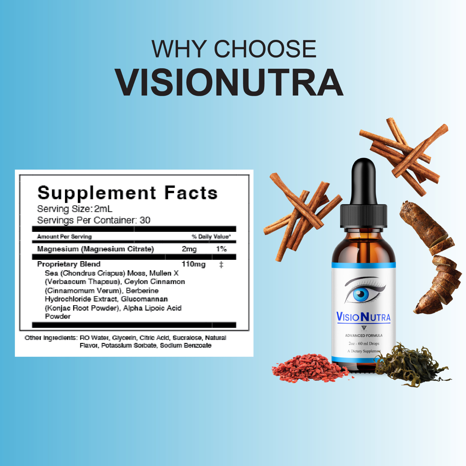 (3 Pack) Visio Nutra Advanced Drops, Vision Nutra Eye Support (6oz)