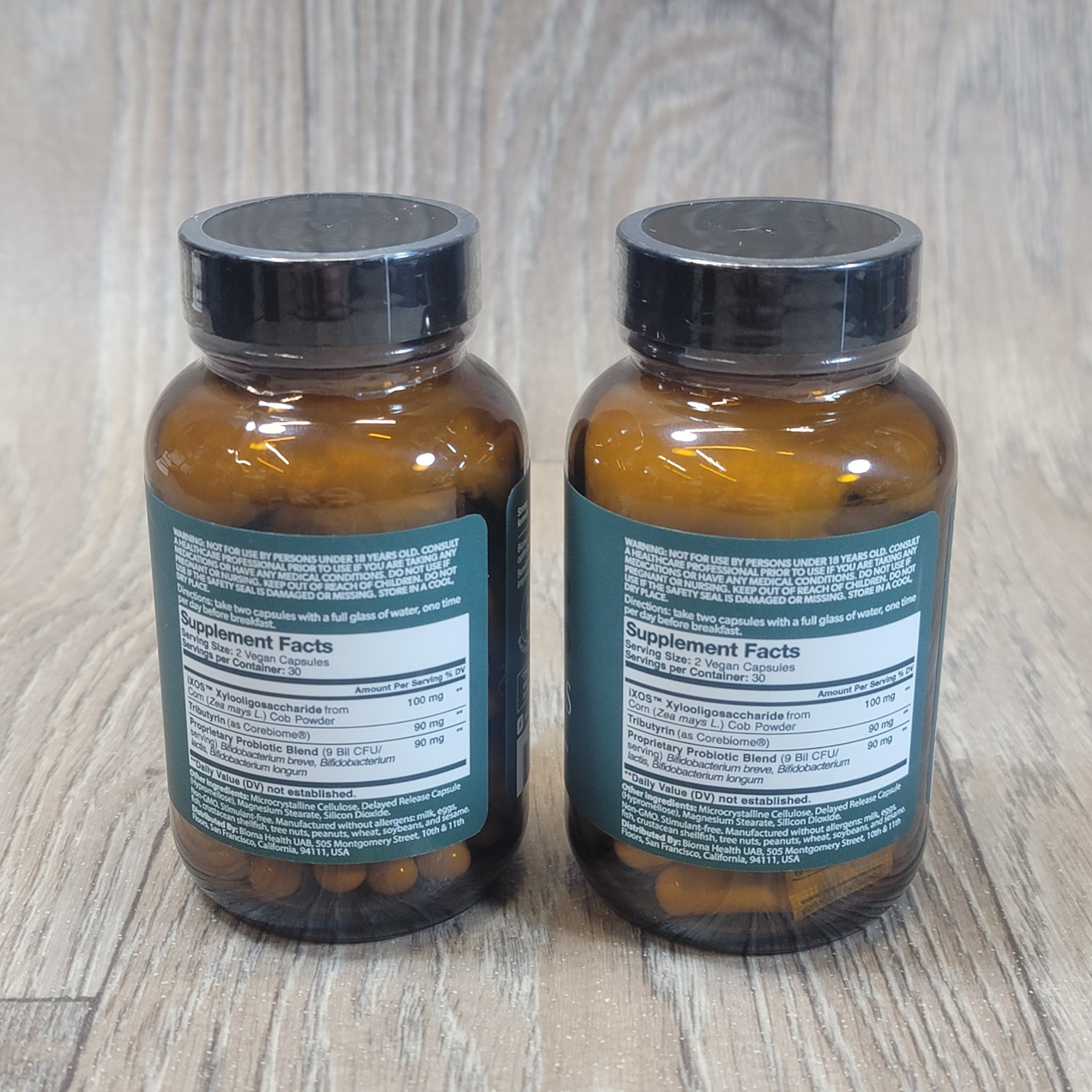 Bioma Probiotics Dietary Supplement for Digestive & Gut Health 120 Caps 09/27