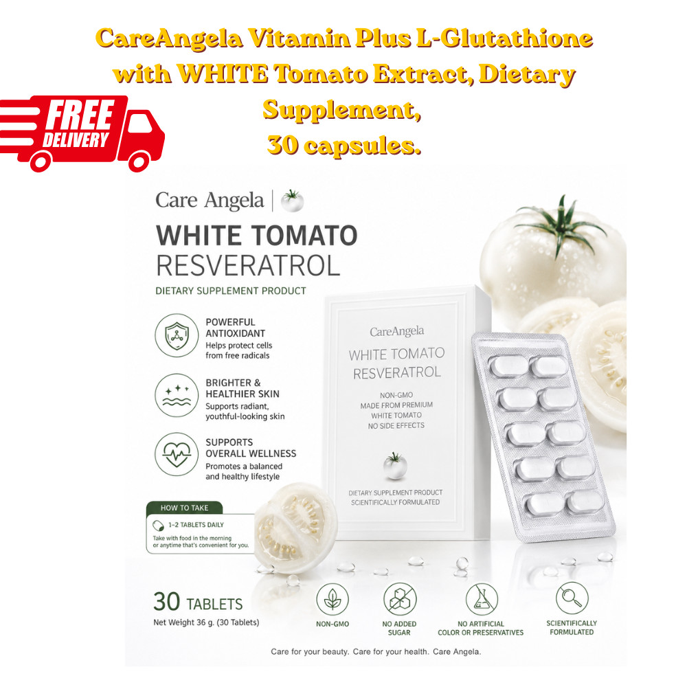 Care Angela Vitamin Plus L-Glutathione with Tomato Extract 30 capsules