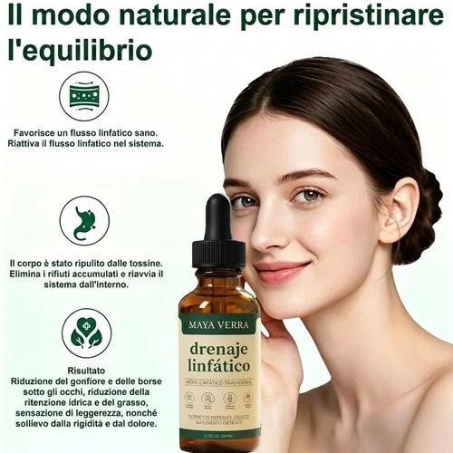 Drenaje Linfatico Herbal Liquid Drops, Traditional Botanical Supplement 2 Fl Oz
