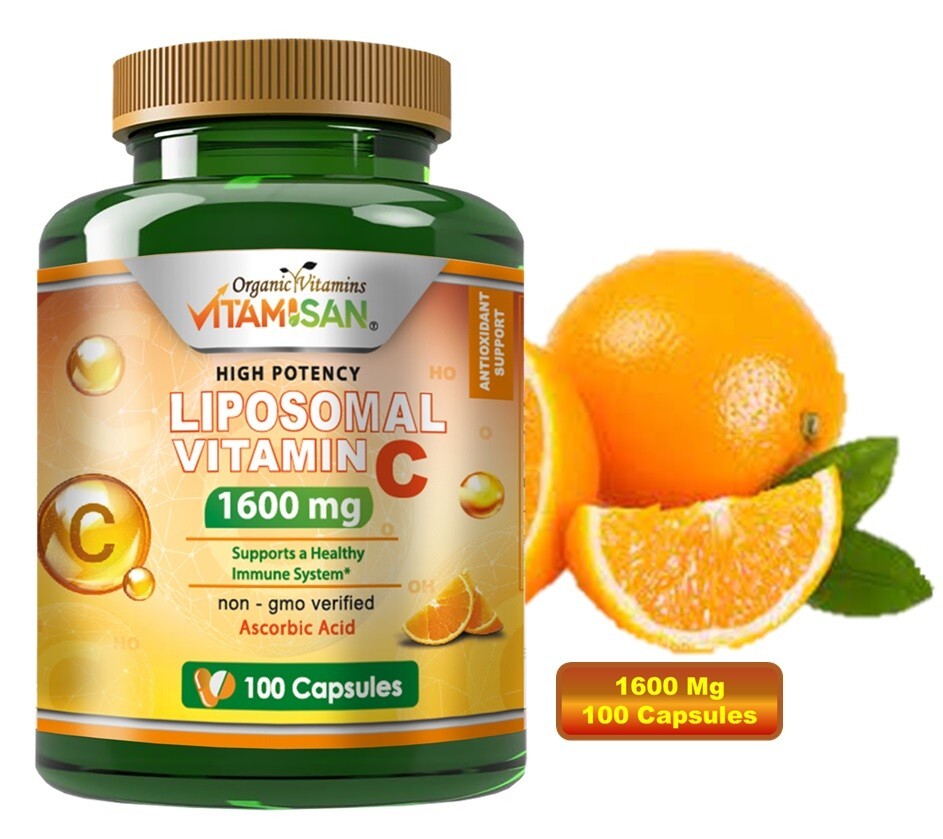 Vitamin C 1600 mg Support Immune System 100 Fast Shipping high quality