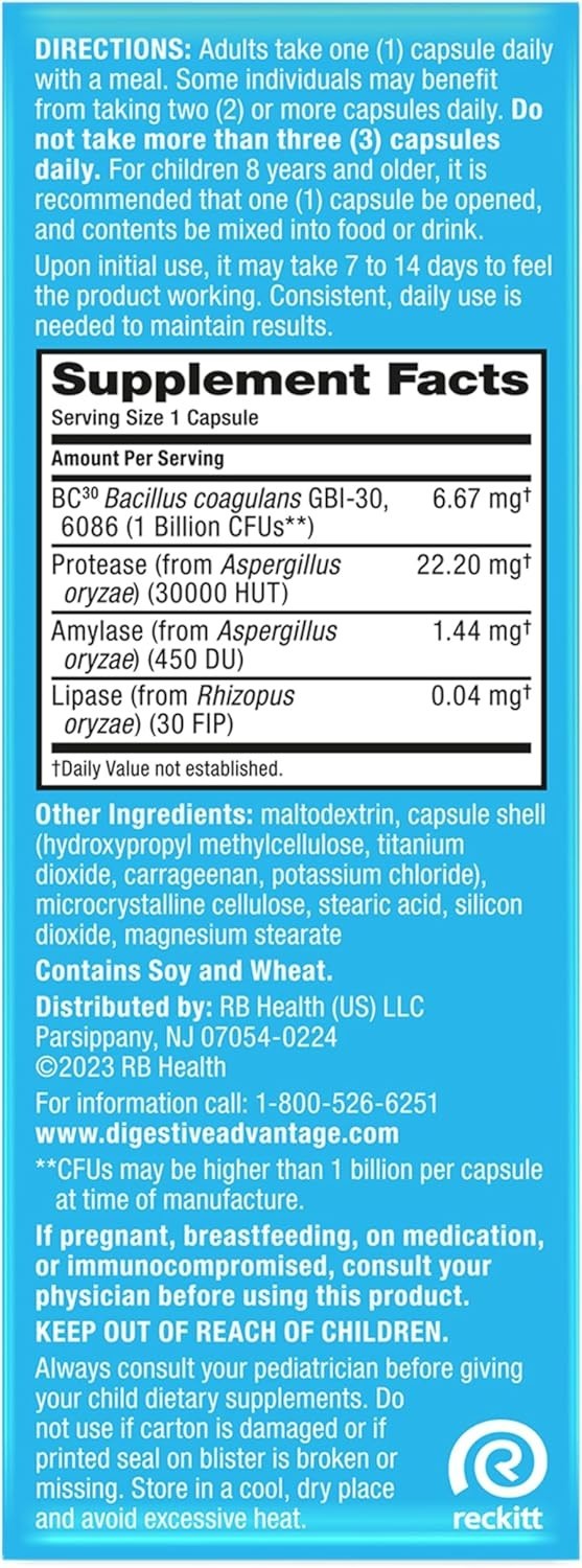 Daily Probiotic Blend with Digestive Enzymes – Immune & Gut Support – 96 Count
