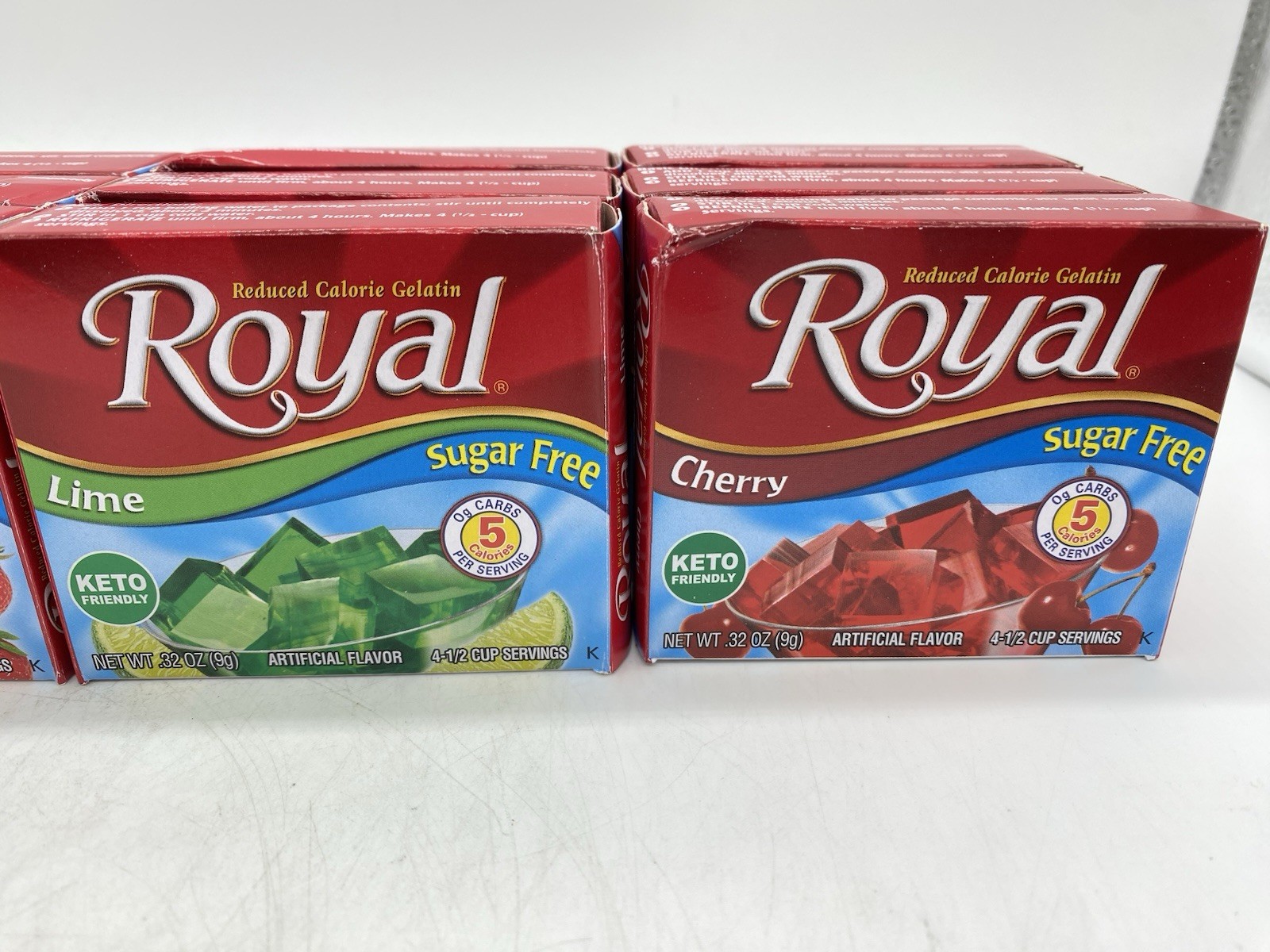 Royal Gelatin Sugar Free Variety Pack of 12-3 Boxes Each Flavor