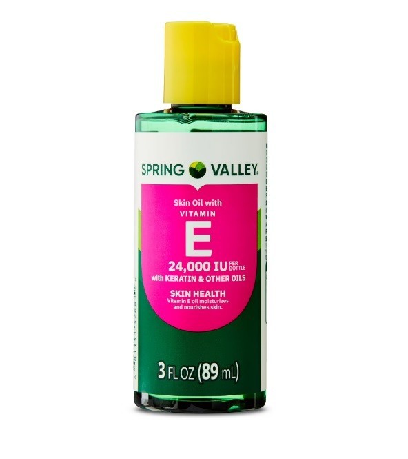 Spring Valley Skin Oil with Vitamin E for Skin Health 24,000 IU 3 Fl. Oz.