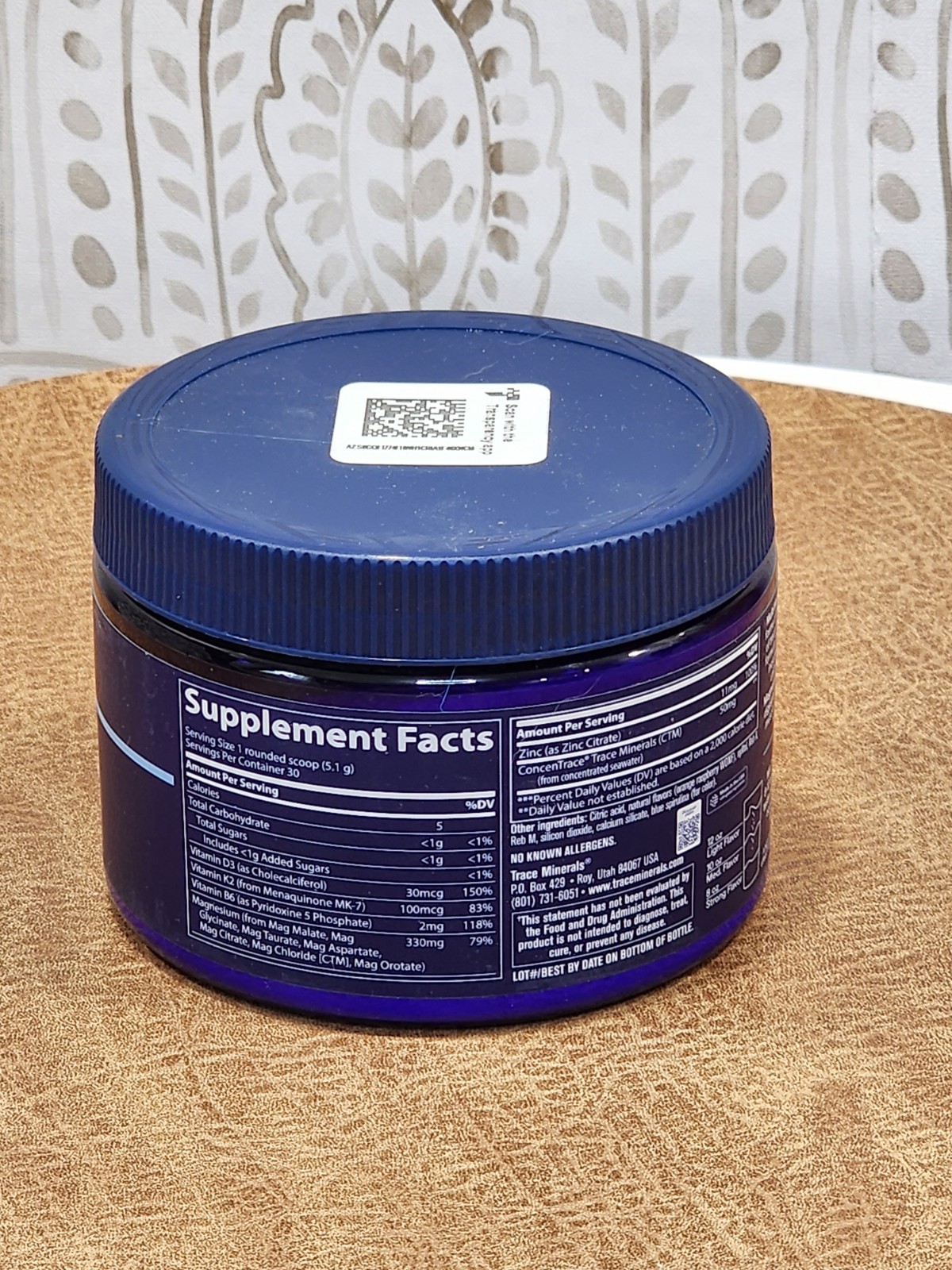 Trace Minerals Multi Magnesium Powder Rainbow Sherbet 5.4oz (153g) 02/2029