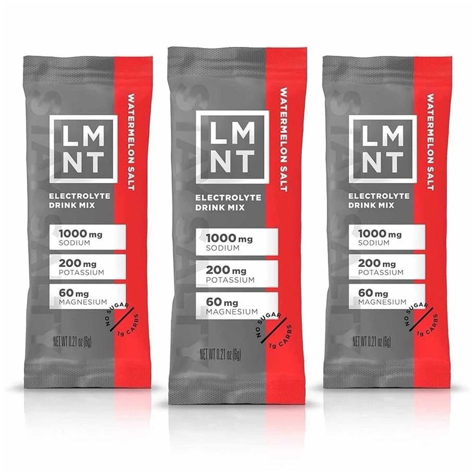 LMNT Zero Sugar Electrolytes – Watermelon Salt | Drink Mix | 30-Count