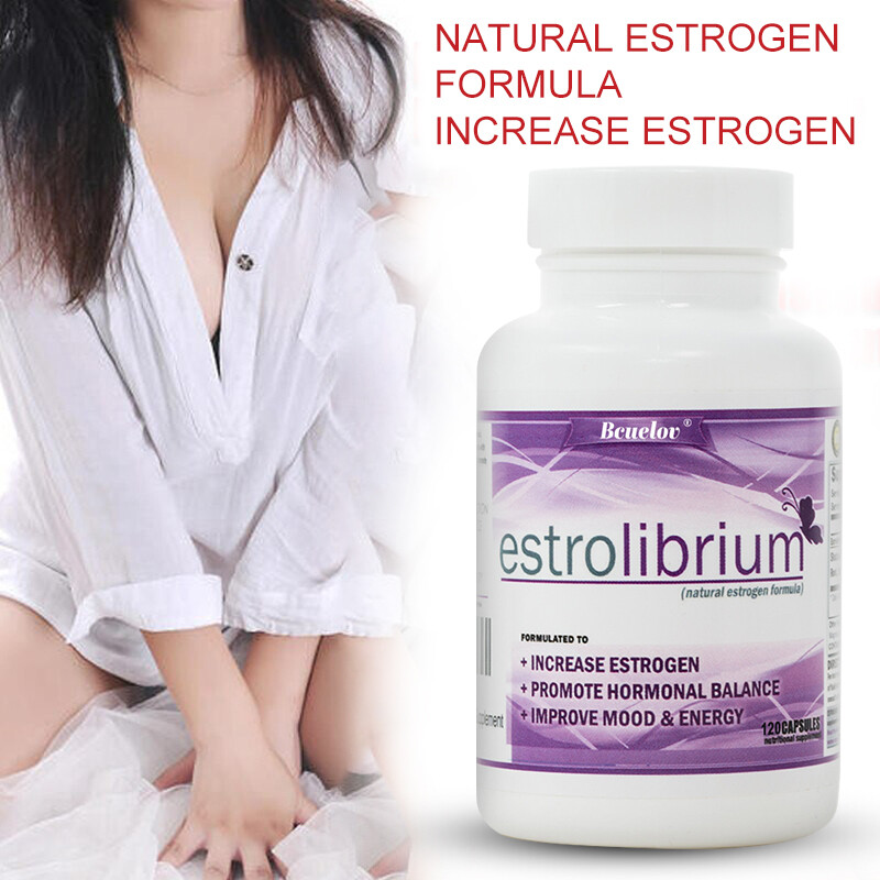 ESTROLIBRIUM for Women Increase Estrogen, Hormone, Energy 120 Capsules