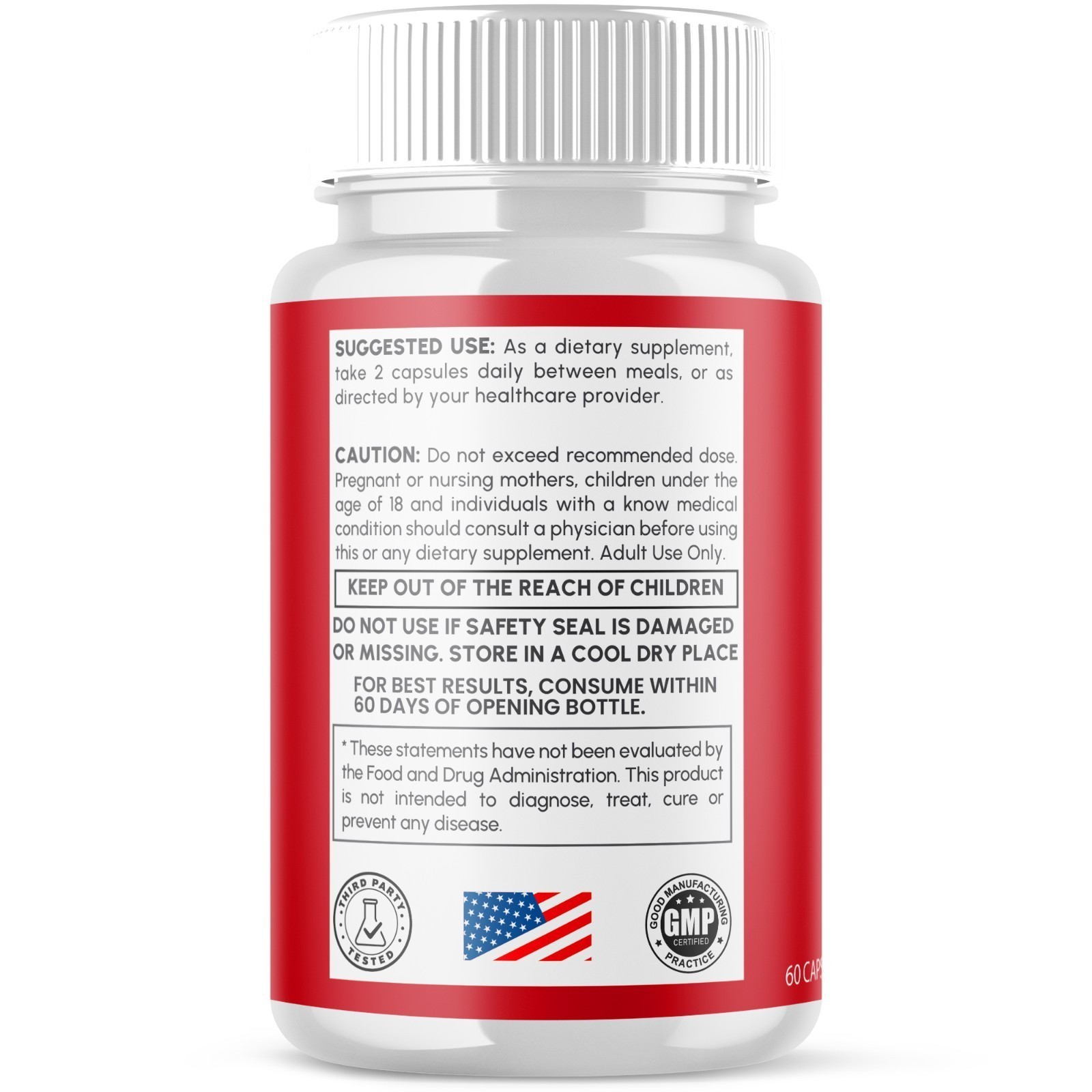 (1-5 Pack)Vital BP Advanced Blood Support Vitamin Formula VitalBP 60 Capsules.US
