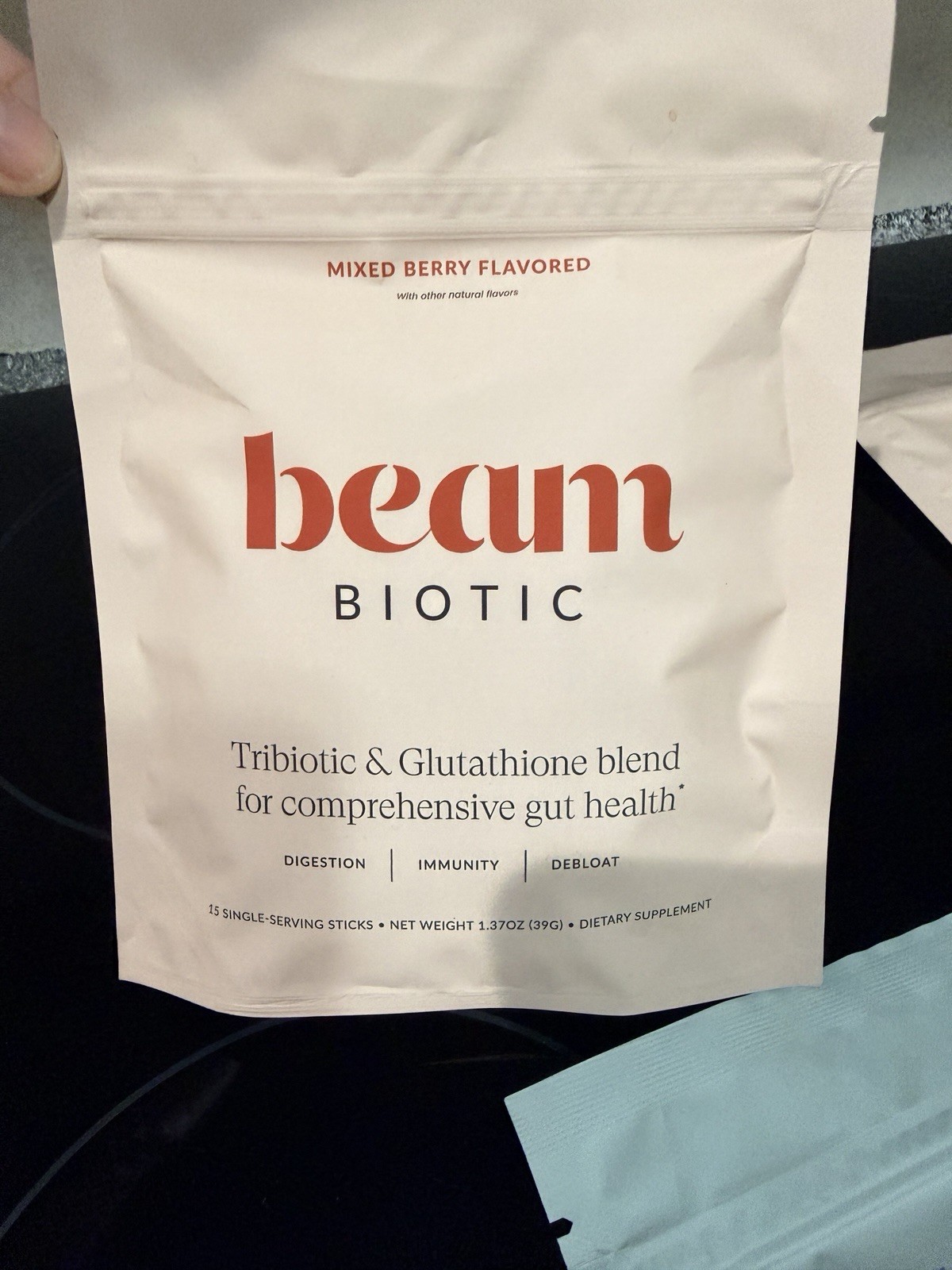 Beam Biotic, Mixed Berry & Blue Raspberry 44 Stick Packs, 0.09 oz (2.6 g) Each