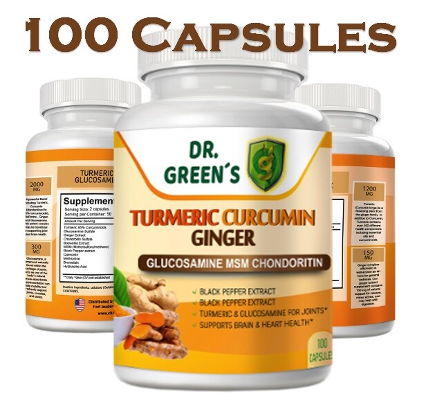 Turmeric Curcumin Joint support Collagen Glucosamine Chondroitin 220