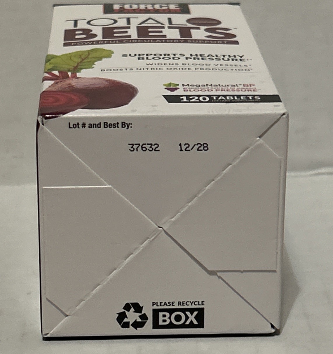 Total Beets Circulation Superfood Beet Root with Blood Pressure Support 120ct