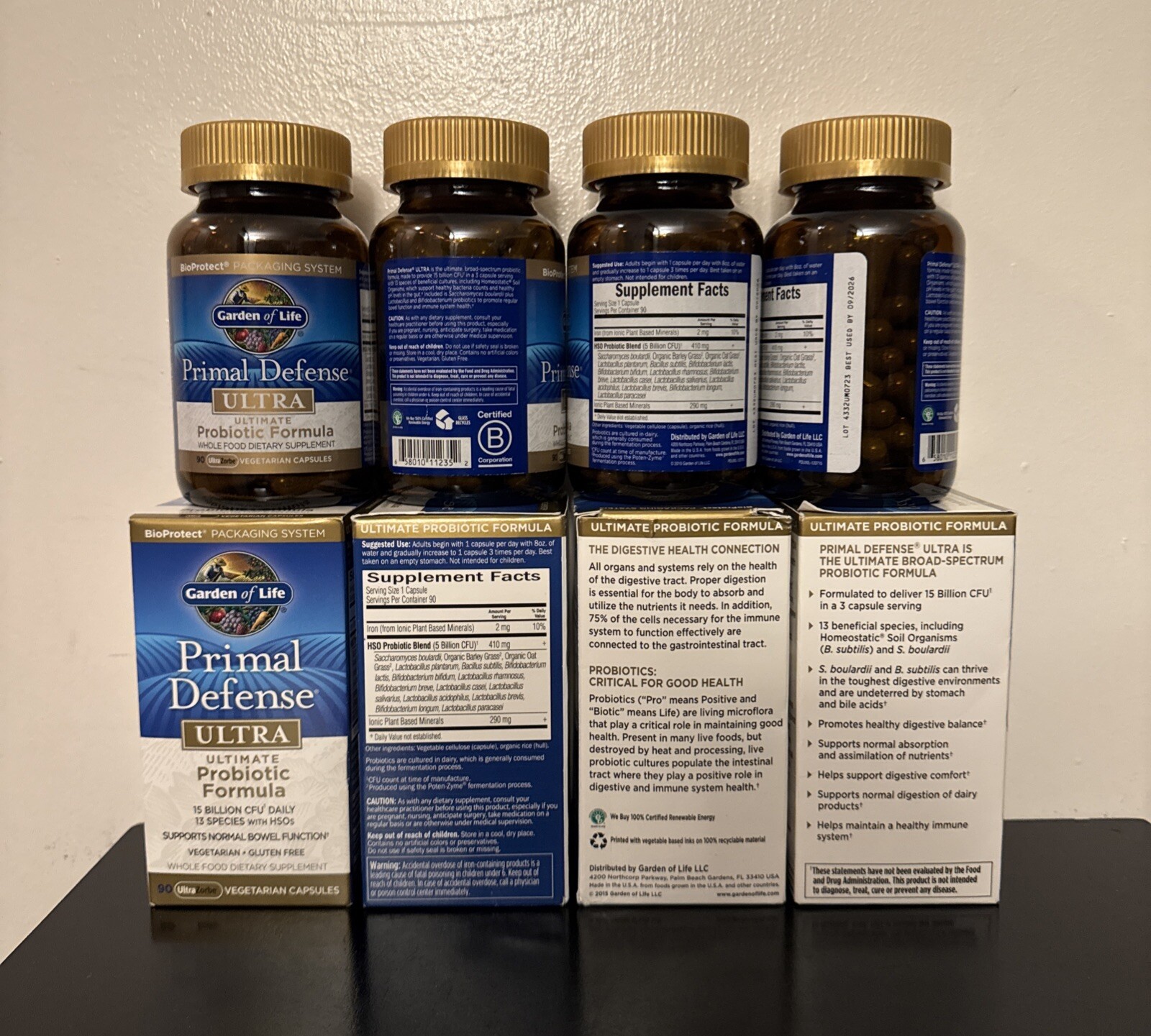 Garden of Life Primal Defense Ultra Probiotic Formula 360 Vegetarian Capsules