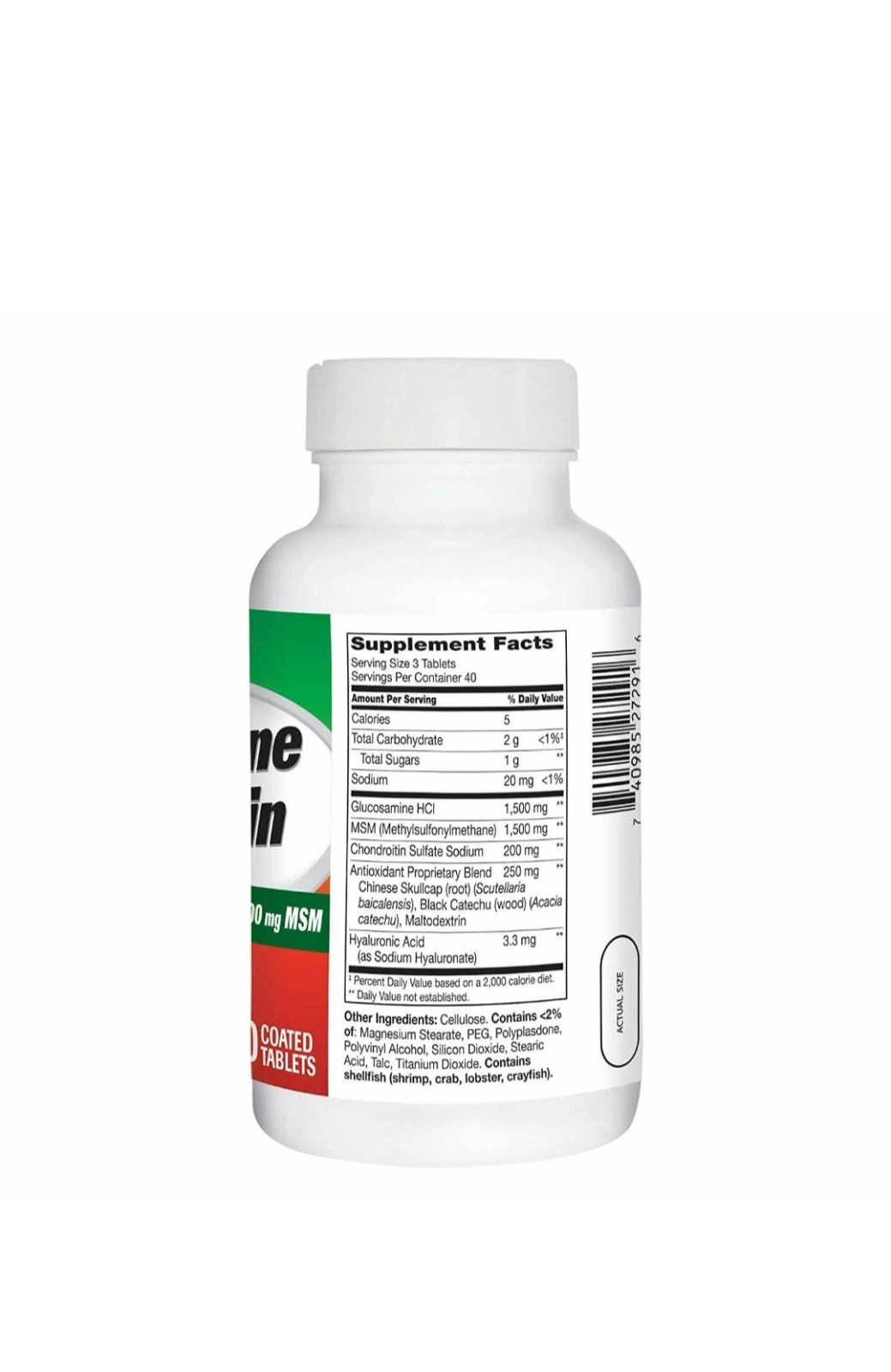 21st Century Glucosamine Chondroitin 1500MSM-Schiff Move Free Advanced MSM-120ct