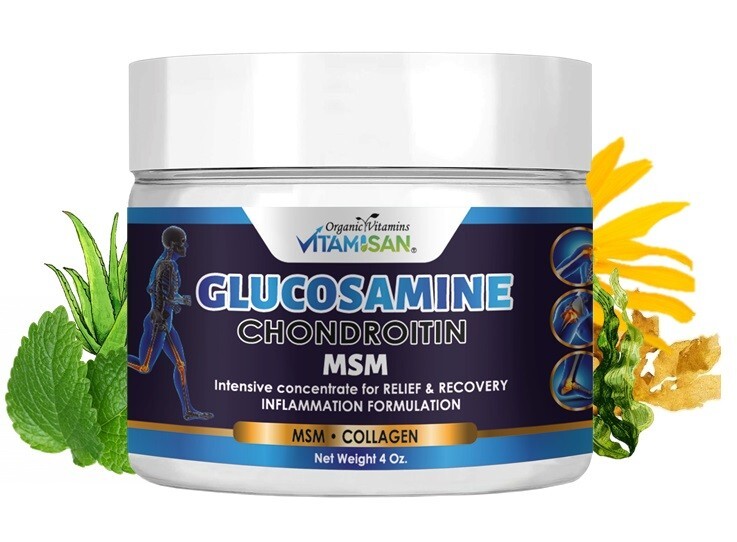 Triple Strength Flex Joint Glucosamine Chondroitin MSM collagen cream DUO ALFA