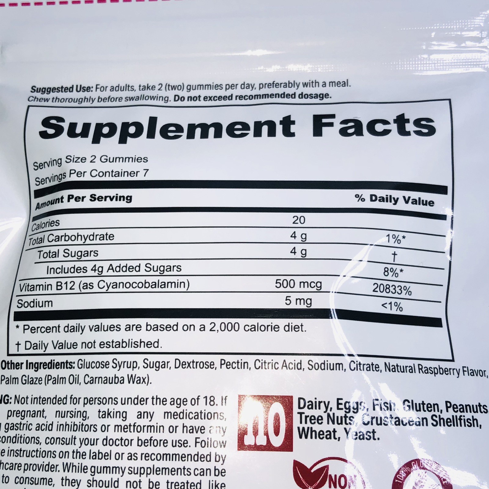 Premium B12 Vita Globe Gummies 14 in each pack Energy Metabolism Exp.02/2028