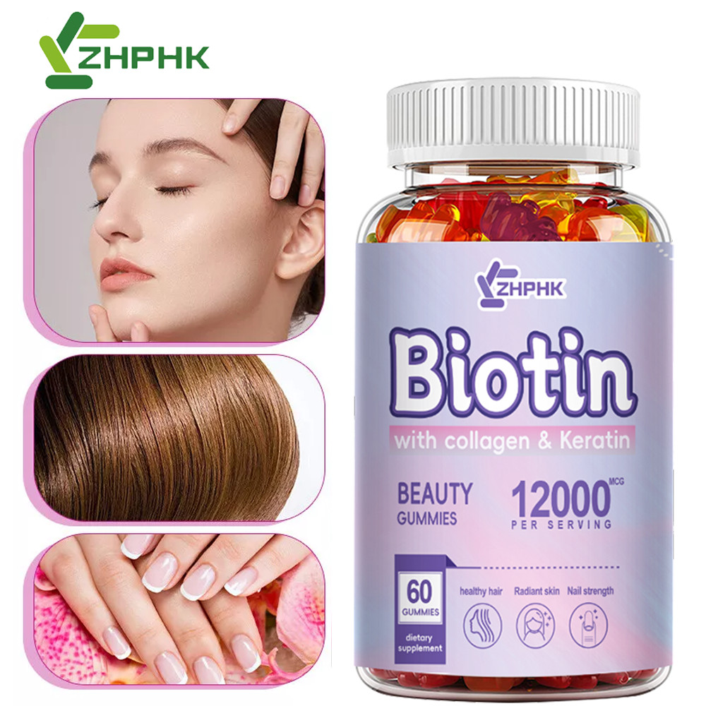 Biotin Collagen & Keratin 12,000mcg For Hair, Skin, Nails, Bone and Joint Health