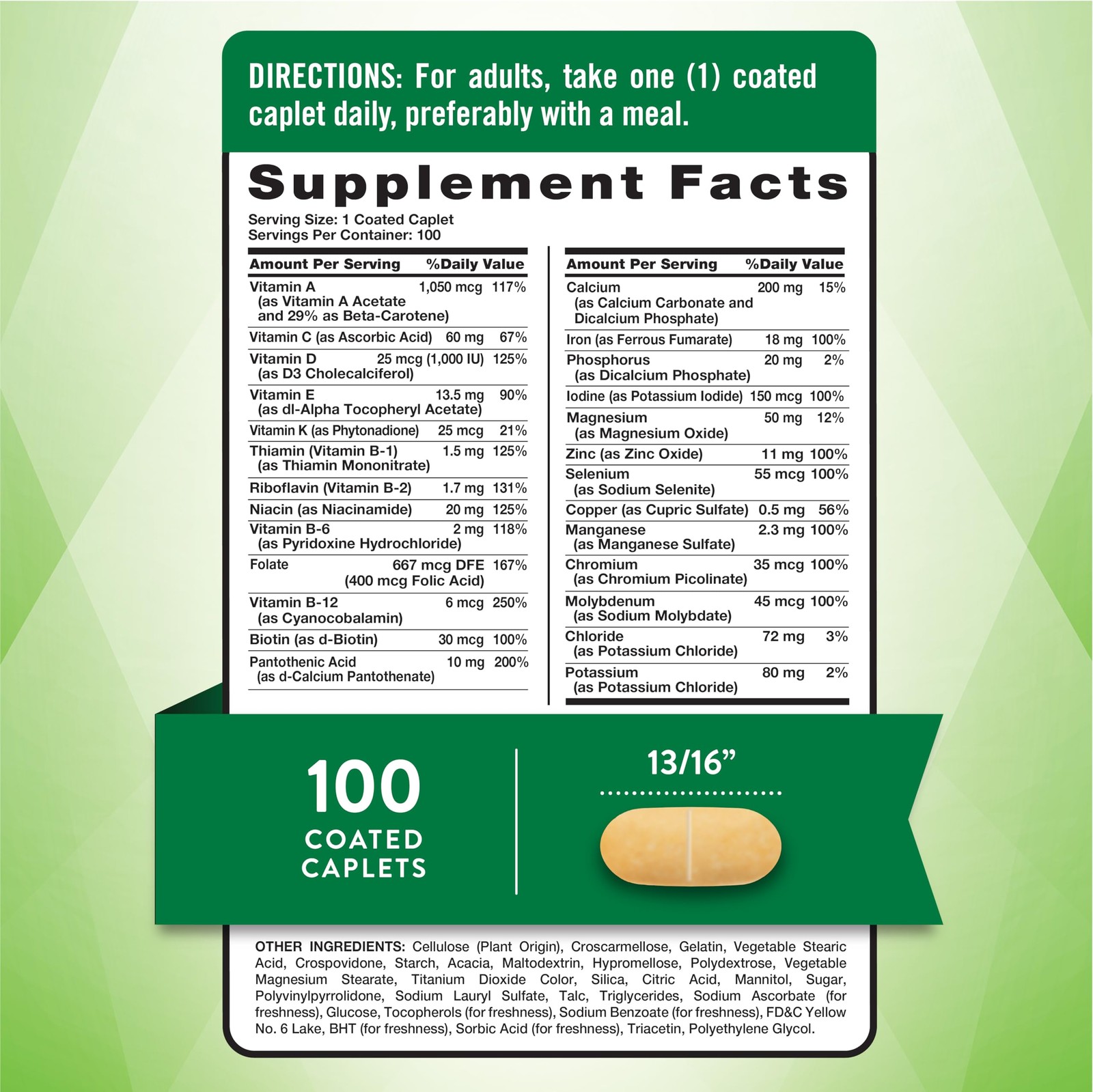 Nature’s Truth ABC Complete | Daily Multivitamin & 100 Count (Pack of 1)