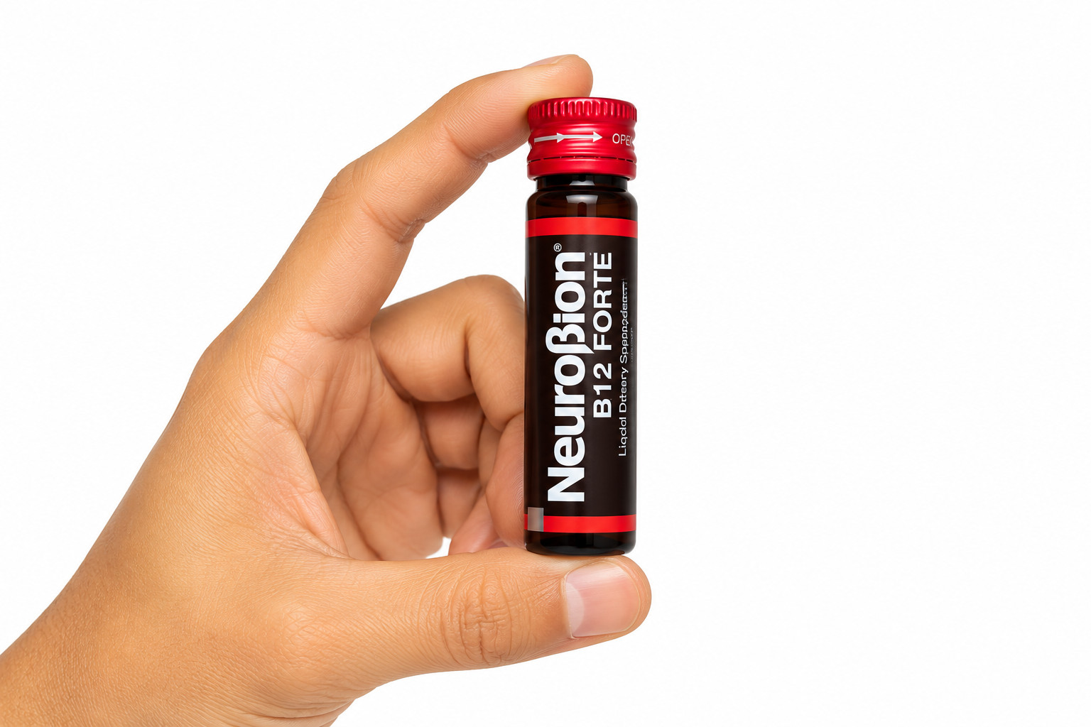 NeuroBion B12 FORTE Liquid B-Complex 10 Drinkable Vials 10mL Methylcobalamin