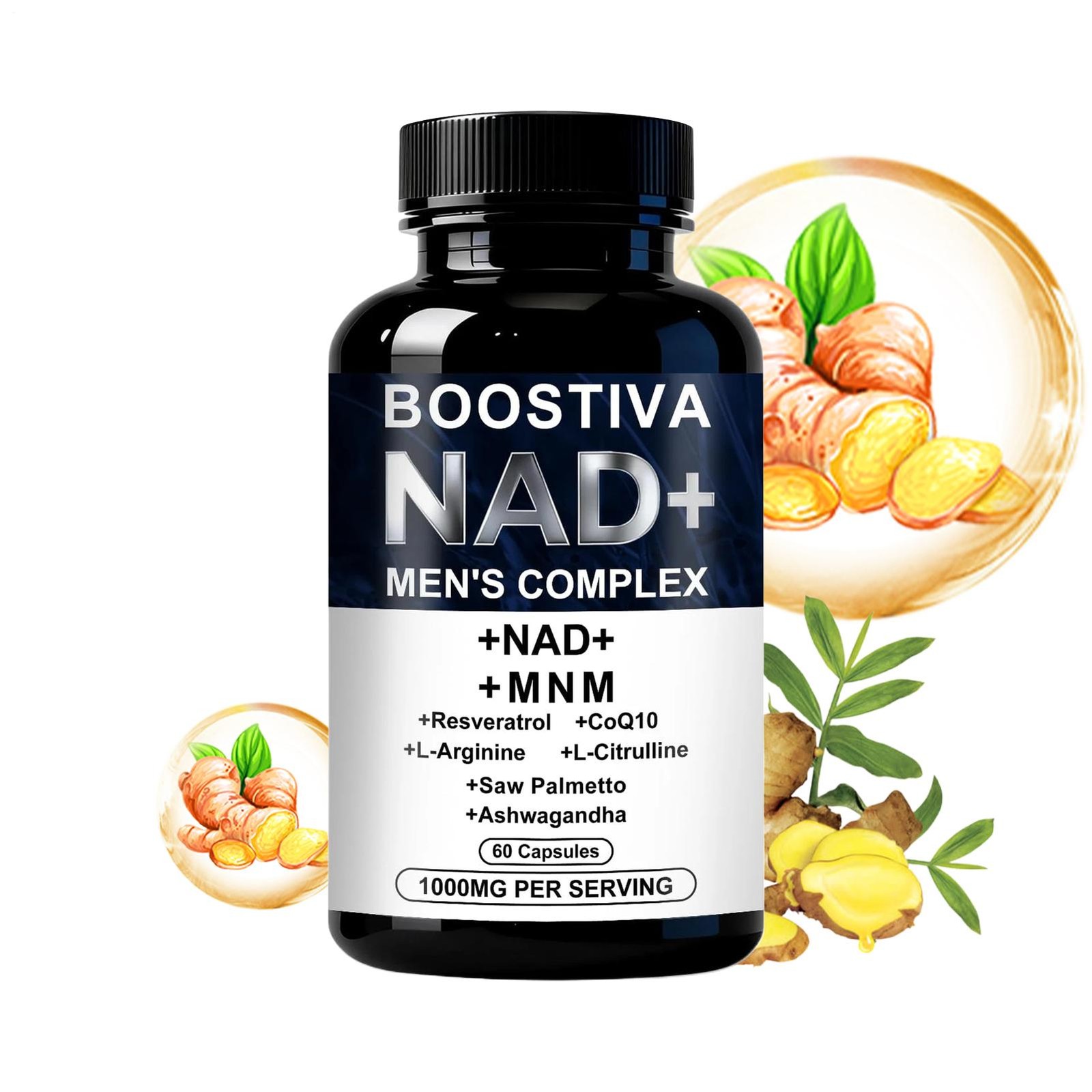 Boostiva Supplements For Men With MNM, Resveratrol, Coq10, L-Citrulline