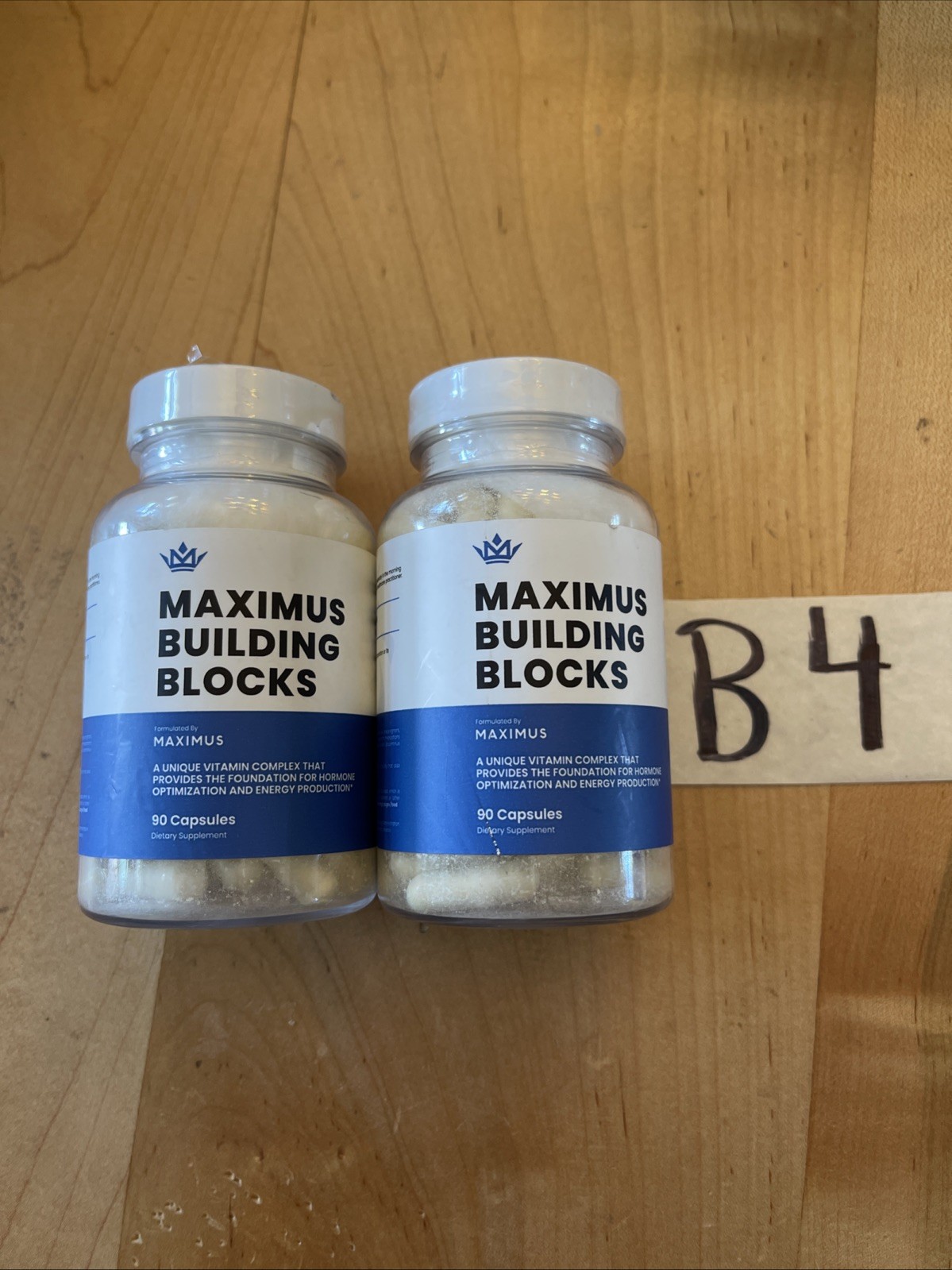 Maximus Building Blocks 90Caps Multivitamin New & Sealed MFG: 06/2025 LOT OF 2