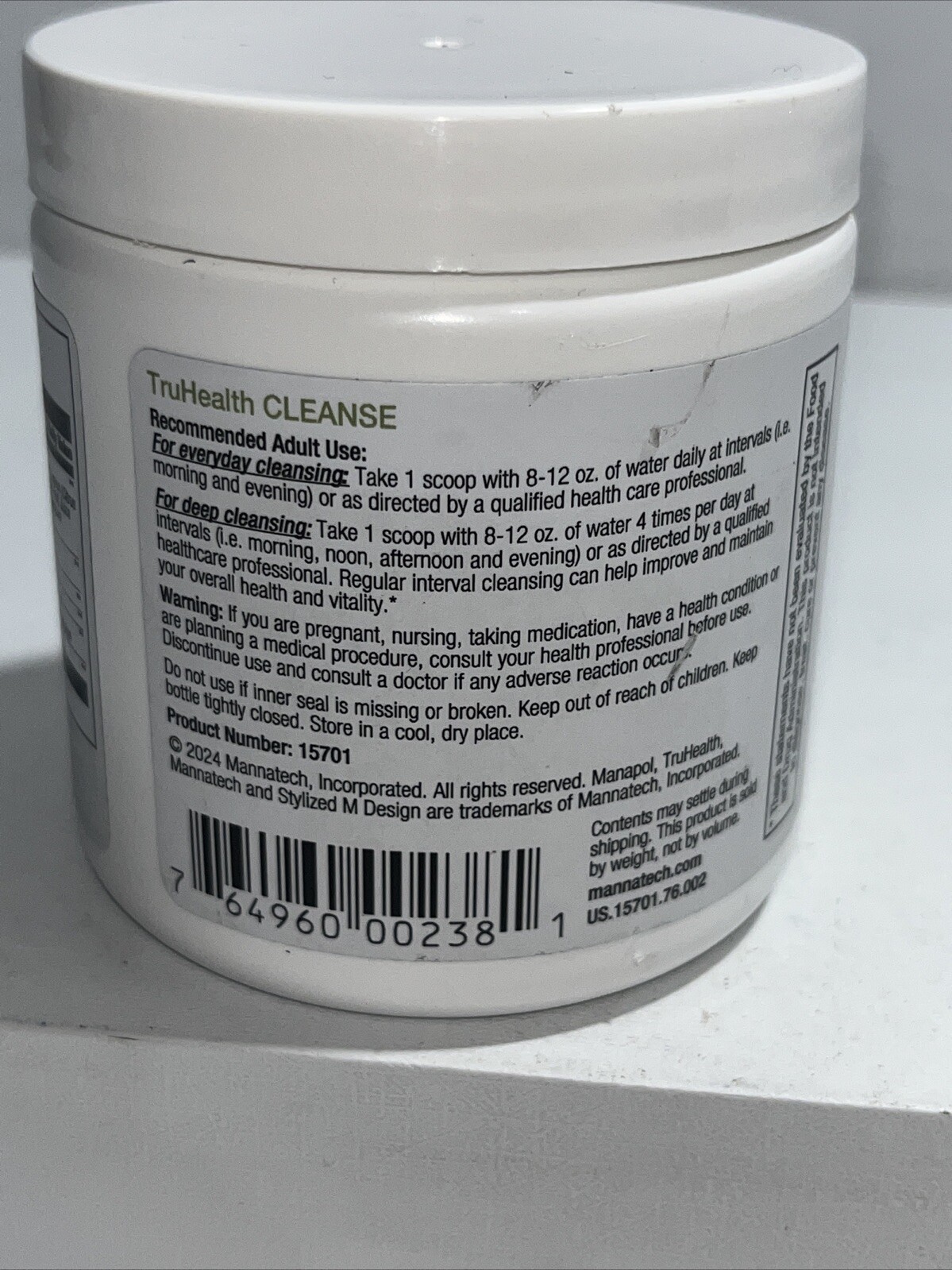 TruHealth Herbal Cleanse, Detox & Renew Sealed, 102g, Slightly Damaged Outer