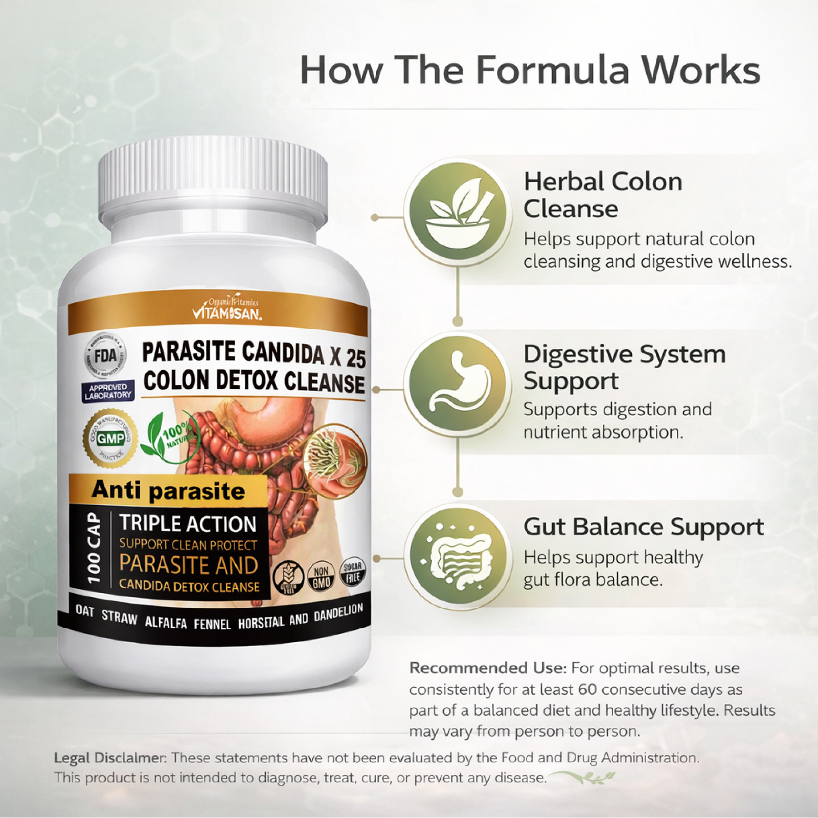 COLON CLEANSER PARASITES OLD FASHION recipe Top Sellers Cleanser Most Effective