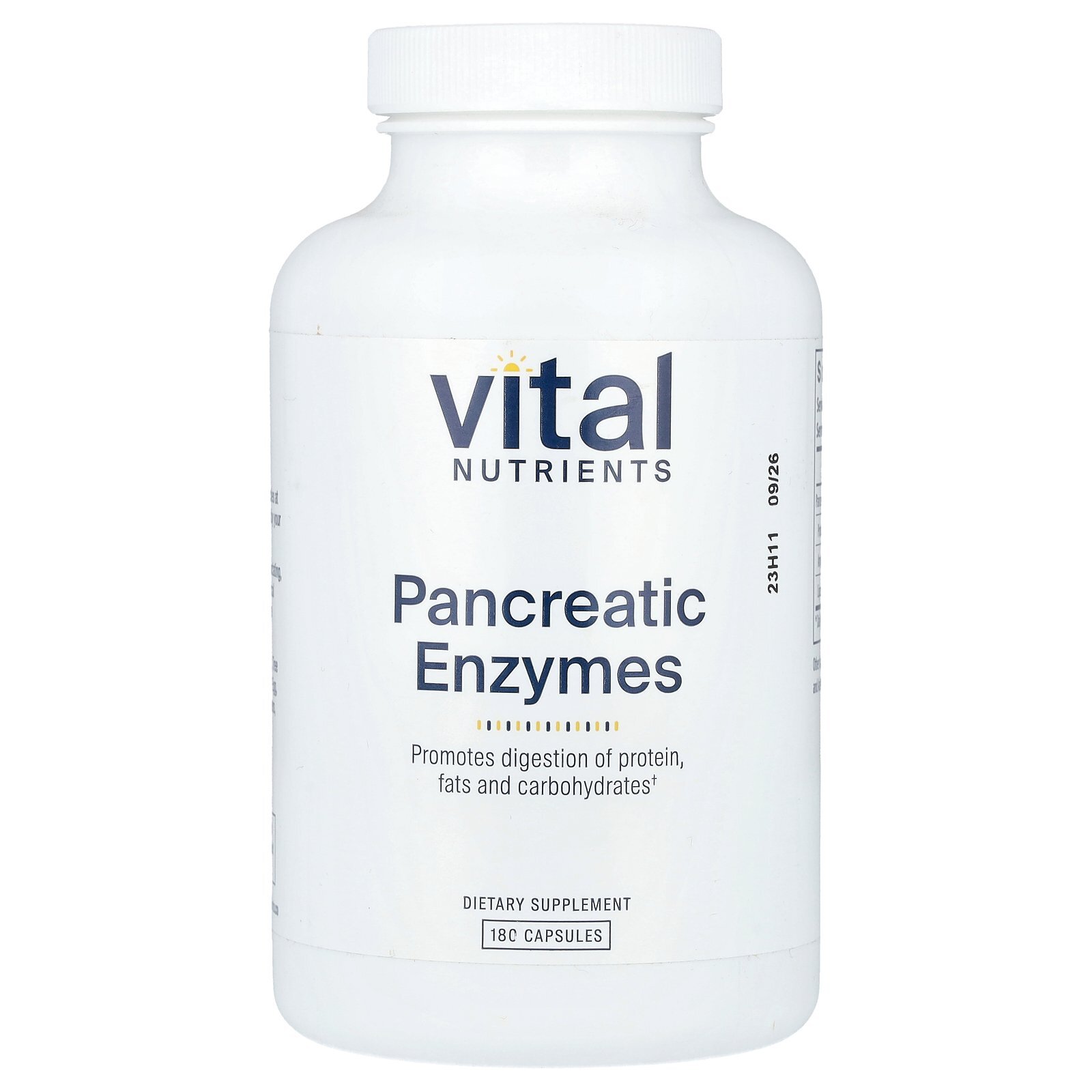 Pancreatic Enzymes , 180 Capsules