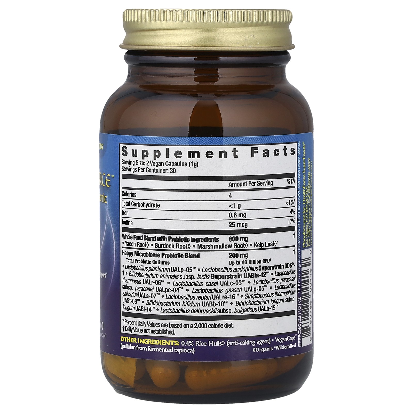 Friendly Force™, The Ultimate Probiotic, 50 Billion, 60 Vegan Caps (25 Billion