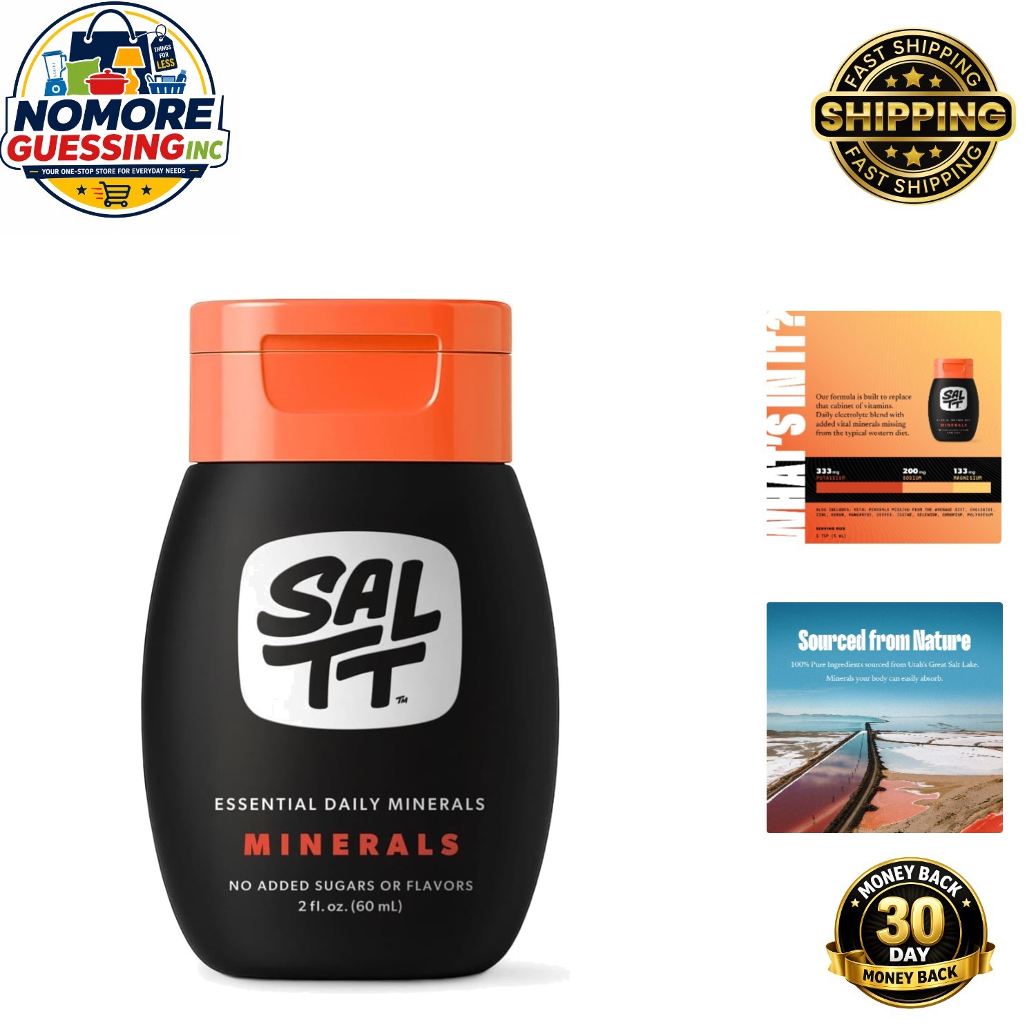 Daily Electrolytes Trace Mineral Drops 2 oz – Sodium, Potassium & Magnesium