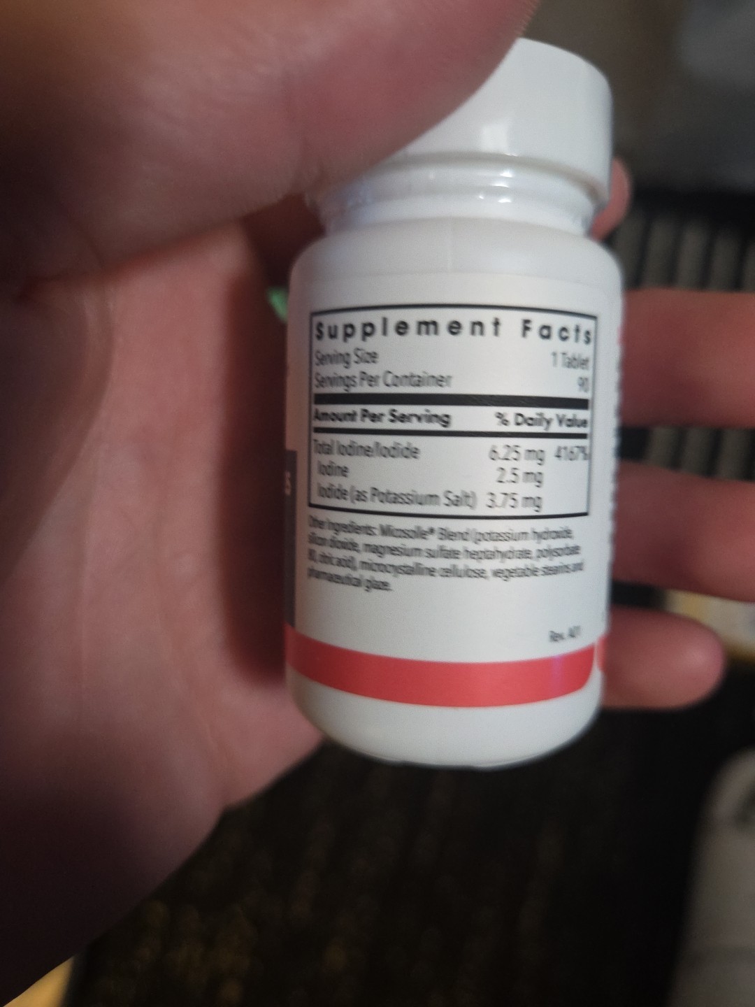 Factory Sealed Iodoral IOD 6.25 mg 90 scored tablets Allergy Research Group 3/28