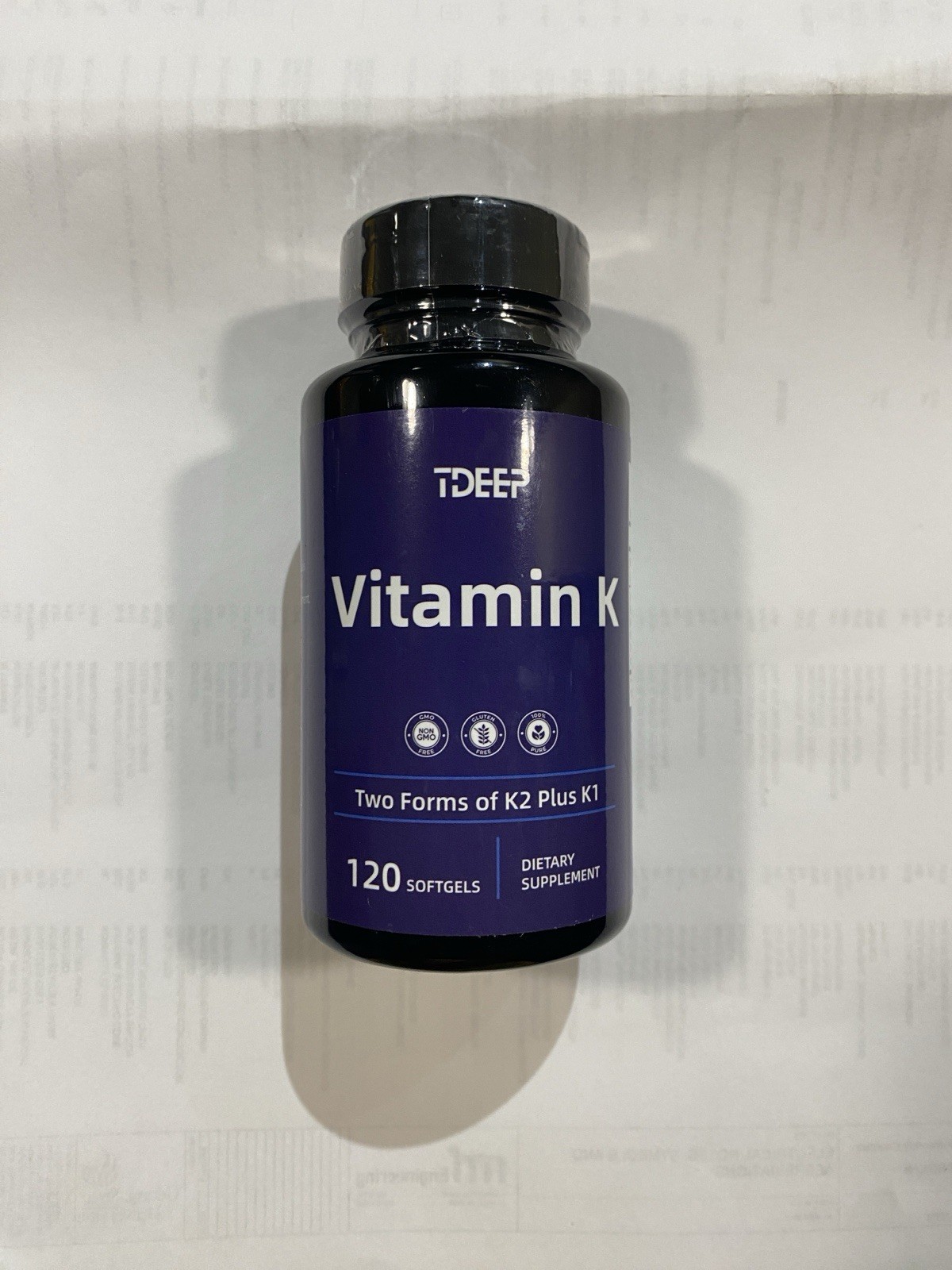 (PACK OF 2) Super K with Advanced K2 Complex (MK-7) 120 gels MK-4 1000mcg