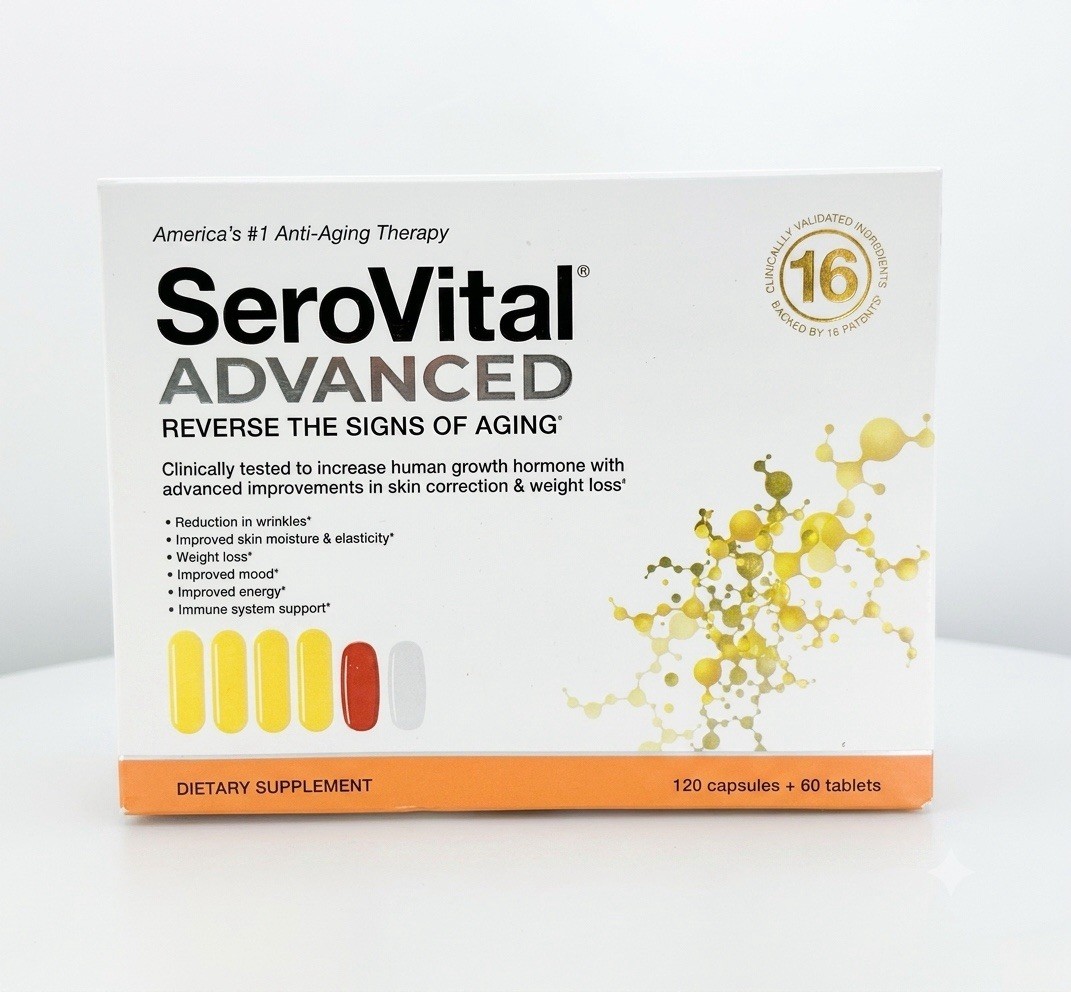 SeroVital Advanced 120 Capsules + 60 Tablets – Anti-Aging Dietary Supplement