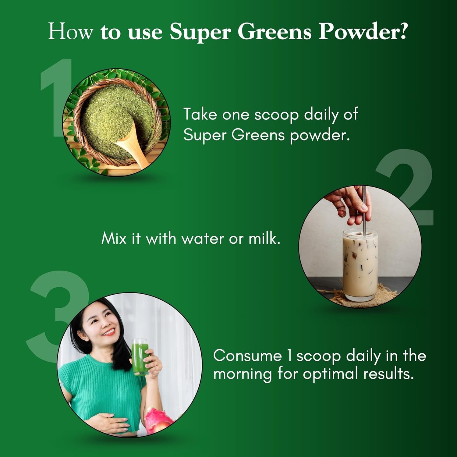ORGANIC SPREE Super Greens Powder – 150 gm (5.3oz) for Detox & Immunity Support