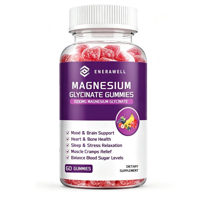 Magnesium Glycinate | 1000mg | 60 Gummies | Buffered & Chelated | 02/07/2027