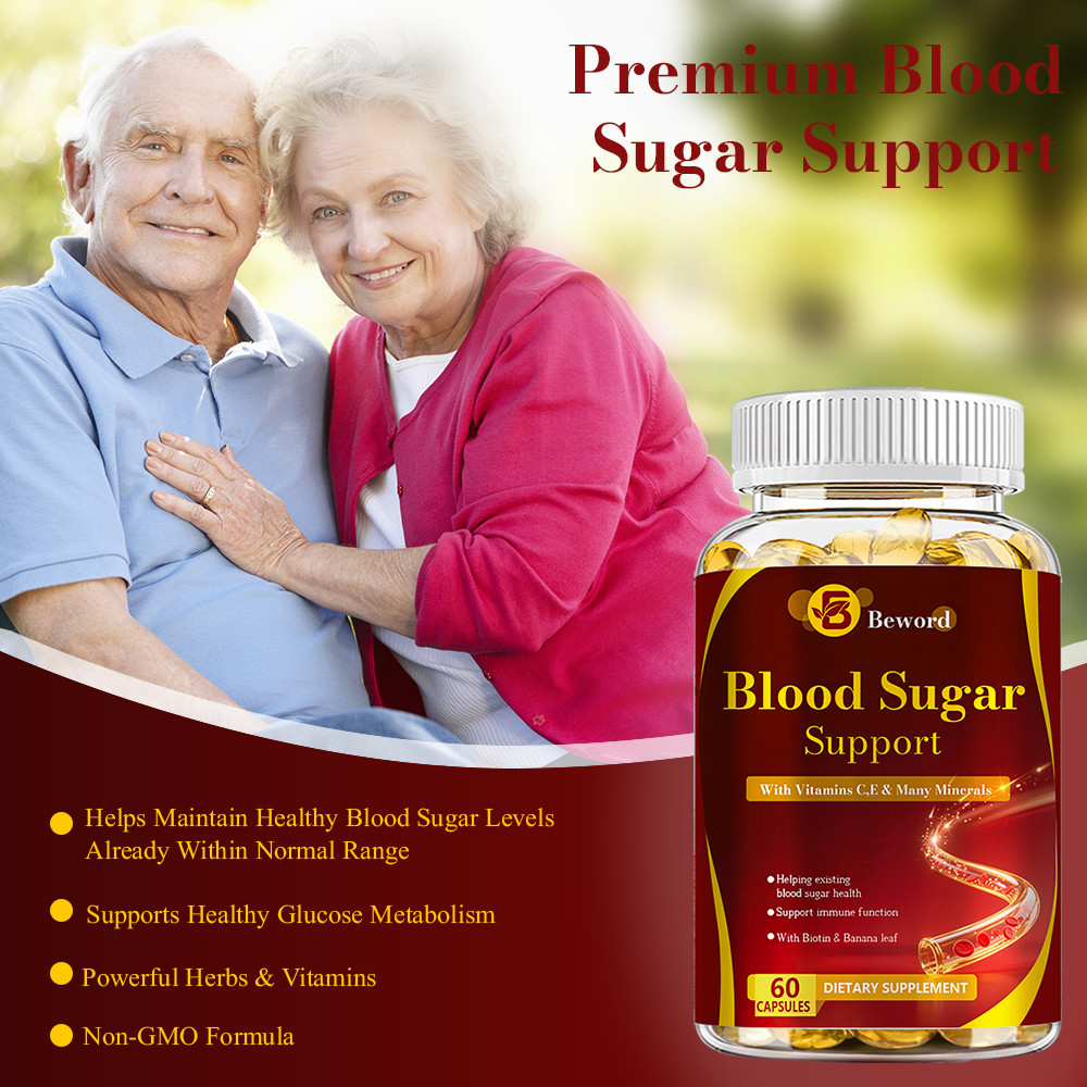 Blood Balance Capsules – Blood Sugar Support & Blood Pressure Supplement