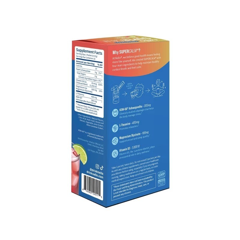 Supercalm Multivitamin Powder – Cherry Limeade – 10ct