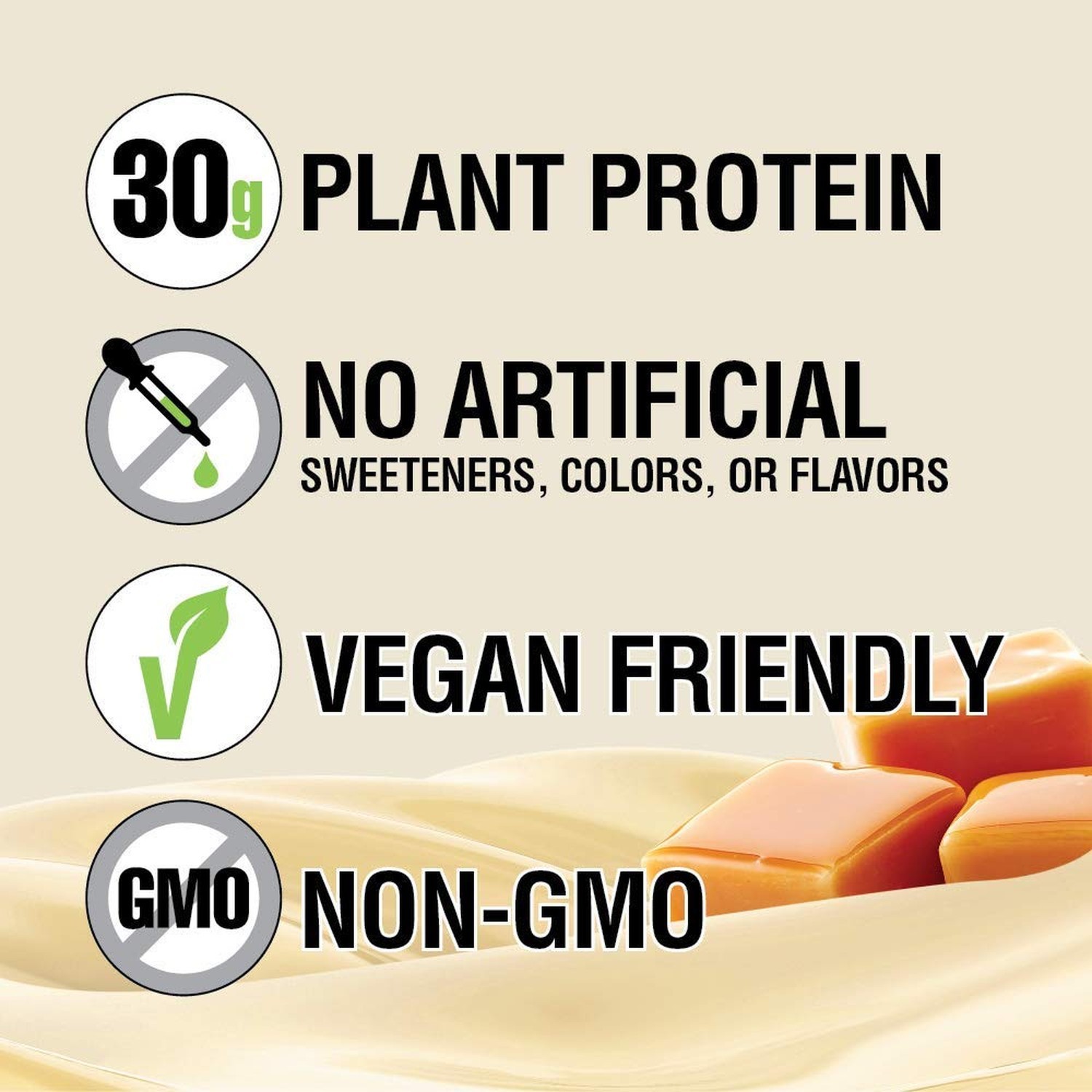 Lean Body Ready-to-Drink, Plant-Based Vegan Vanilla Caramel Protein Shake, 30…