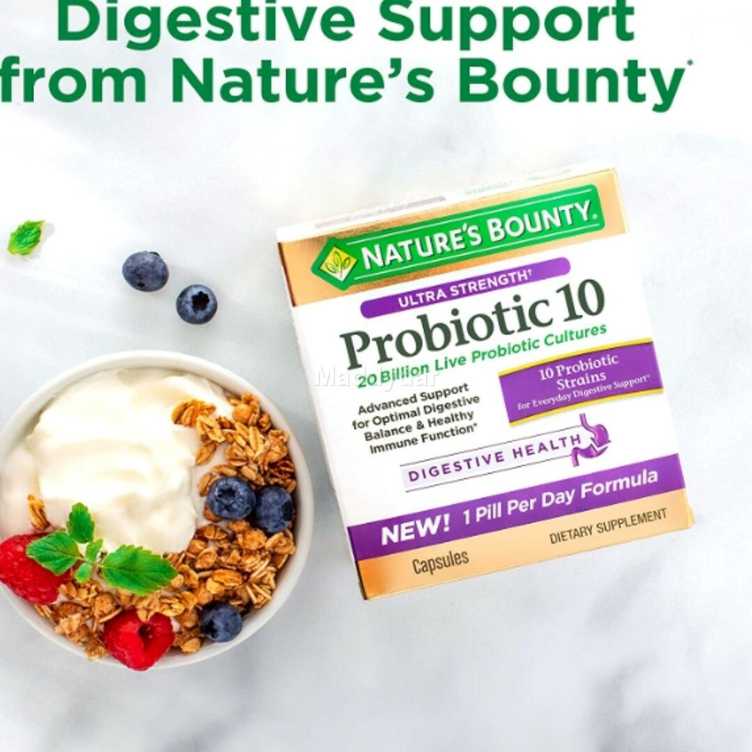 Acidophilus Probiotic By Nature’s Bounty Dietary Supplement For Digestive 2 pack