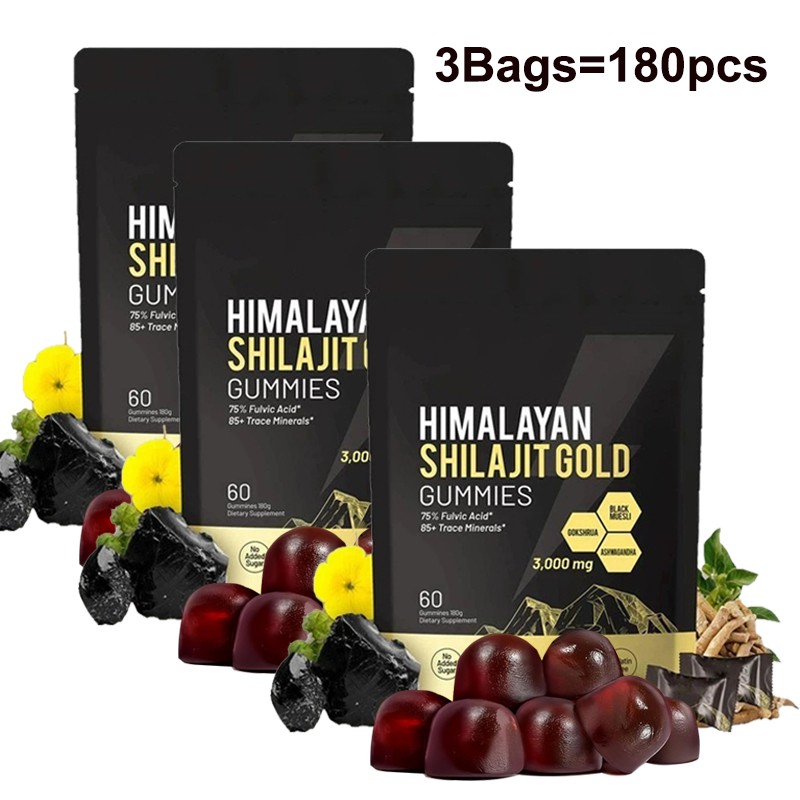 Shilajit 300 Gummies, Shilajit Micronutrient Supplement, Himalayan Premium fresh