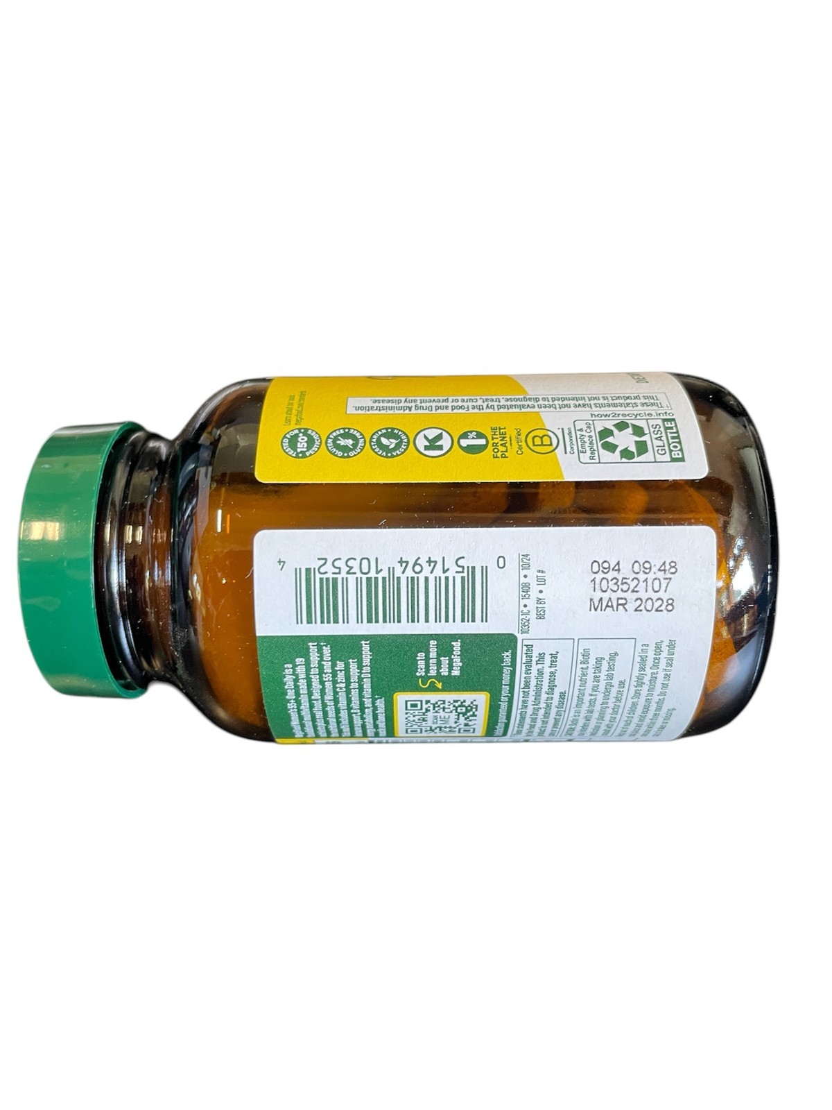 Sealed – MegaFood, Women Over 55 One Daily Vegetarian, 60 tablets