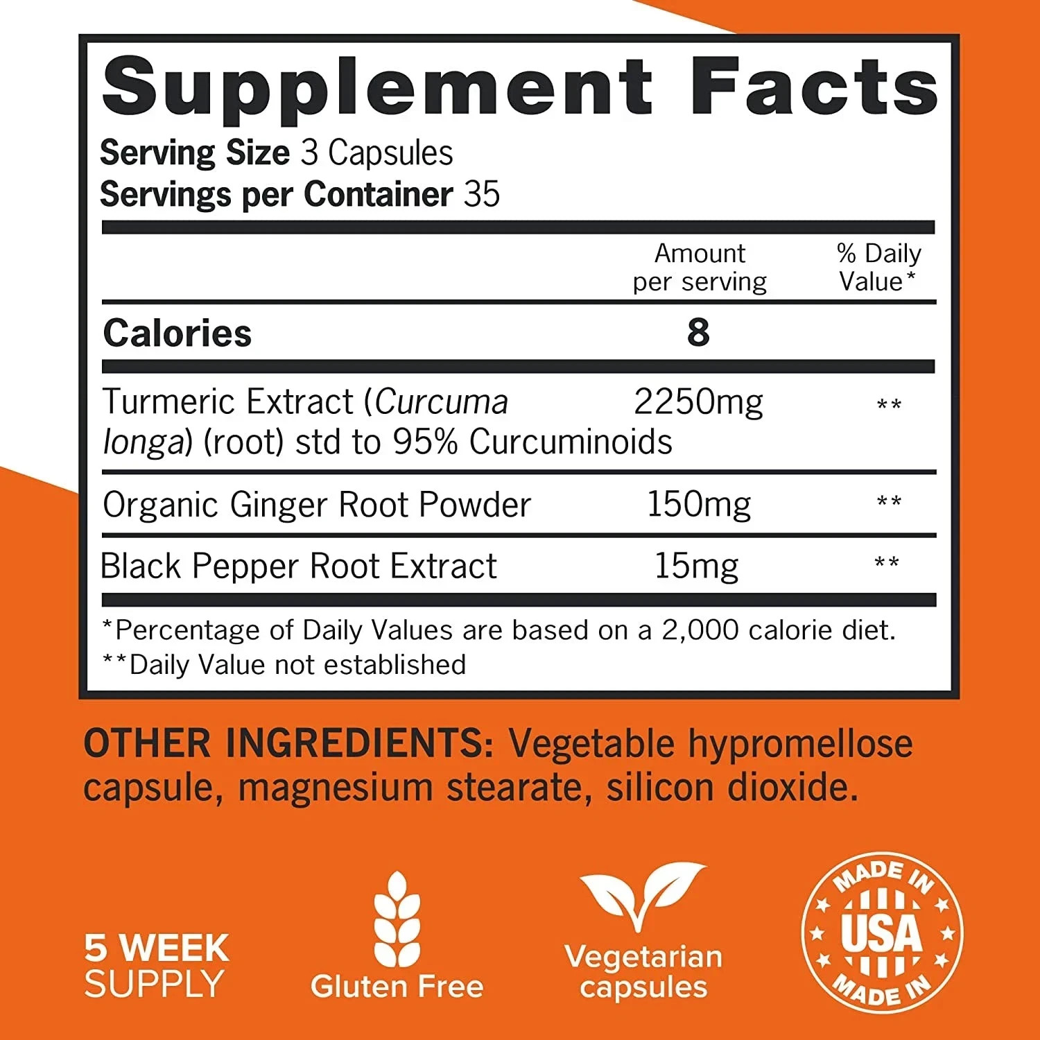 Qunol Turmeric Curcumin with Black Pepper & Ginger, 2400Mg Turmeric Extract with