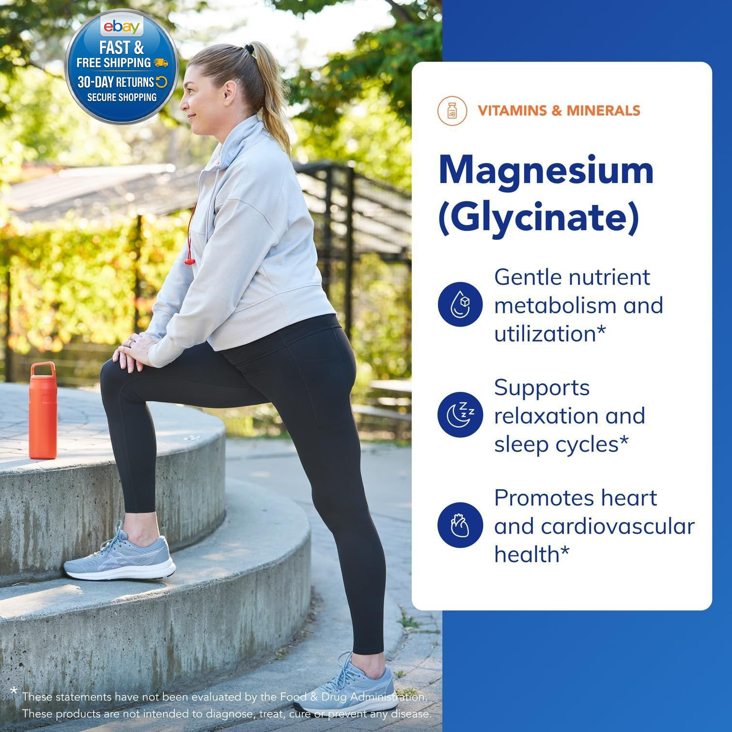 Magnesium (Glycinate) – Supplement 180 Count (Pack of 1)