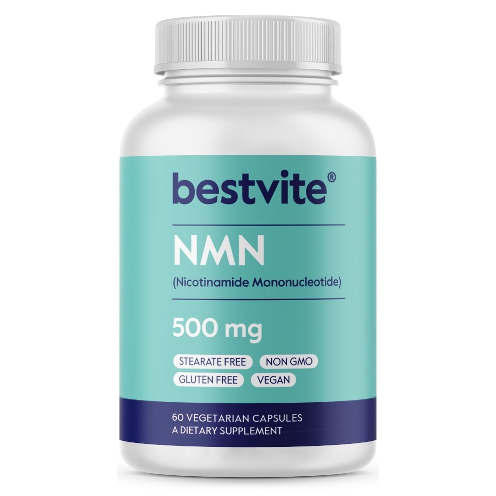 BESTVITE NMN 500mg (60 Veg Caps) (Nicotinamide Mononucleotide)