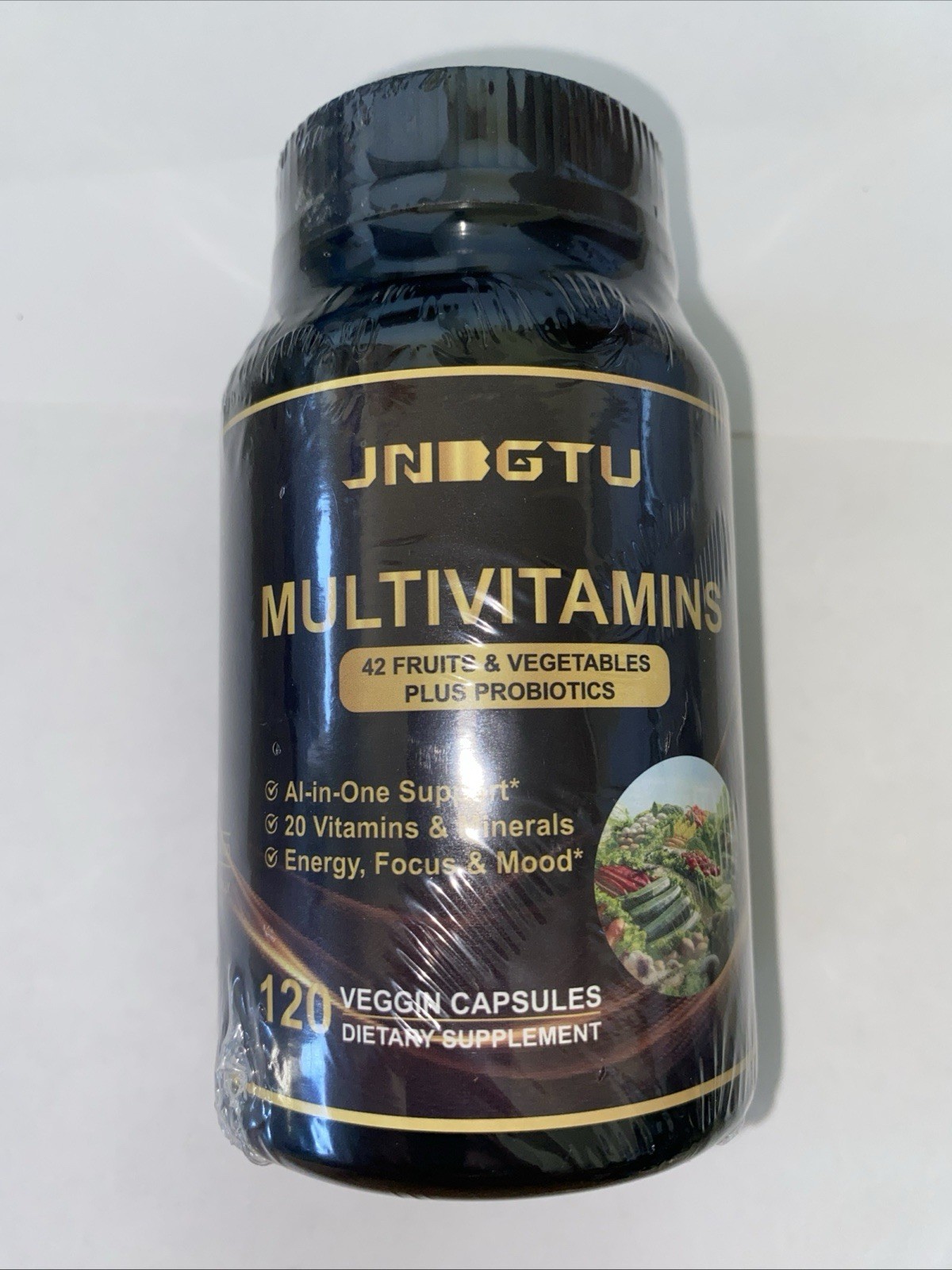 jnbgtu multivitamins 120 capsules vegan dietary supplement probiotics