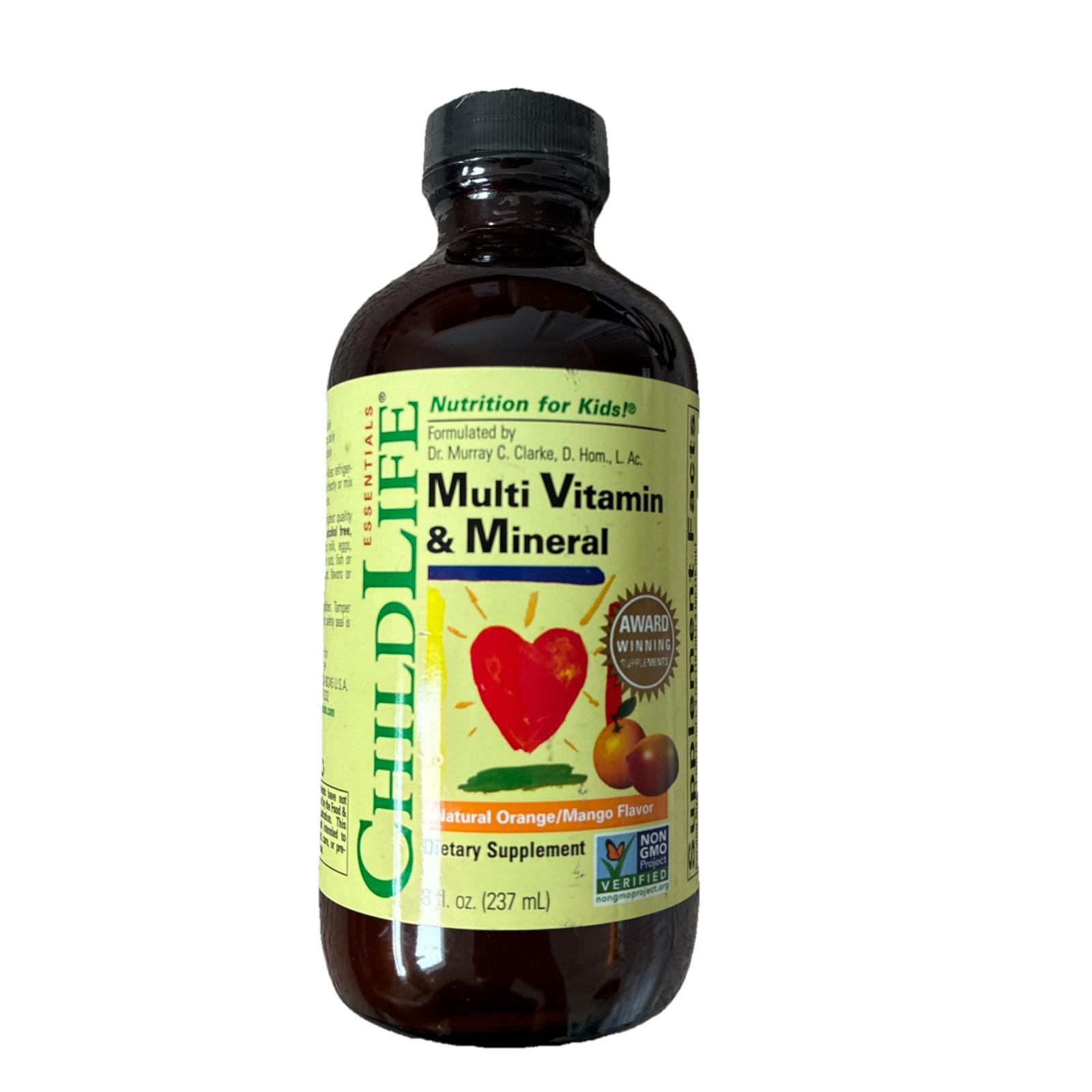 Multi Vitamin & Mineral, Natural Orange/Mango, 8 fl oz (237 ml) EXP: 02/2027