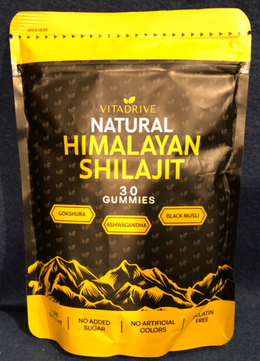 NIP Vitadrive Natural Himalayan Shilajit Gummies, 30 count