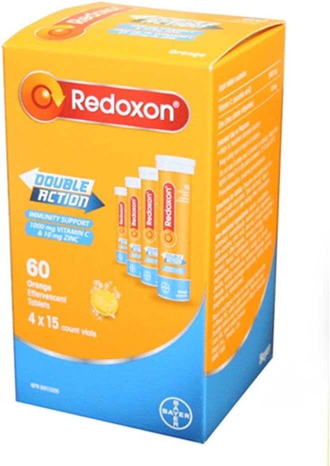 REDOXON Double Action 60’s Chewable Tablet 500mg Vitamin C SOLD FROM CANADA