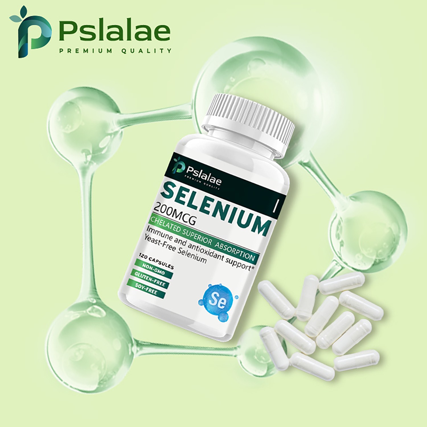 Selenium 200mcg – Thyroid,Potency Antioxidant,Immune System & Metabolism Support