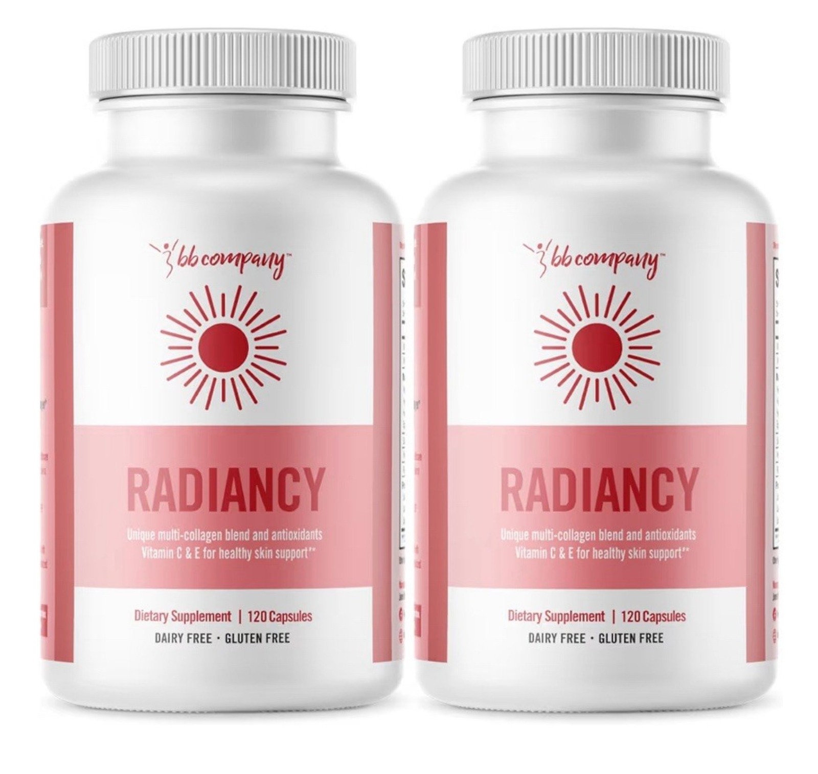 2Pack bb Company Radiancy Vaginal Probiotics Vaginal Dryness ph Balance 240 Caps